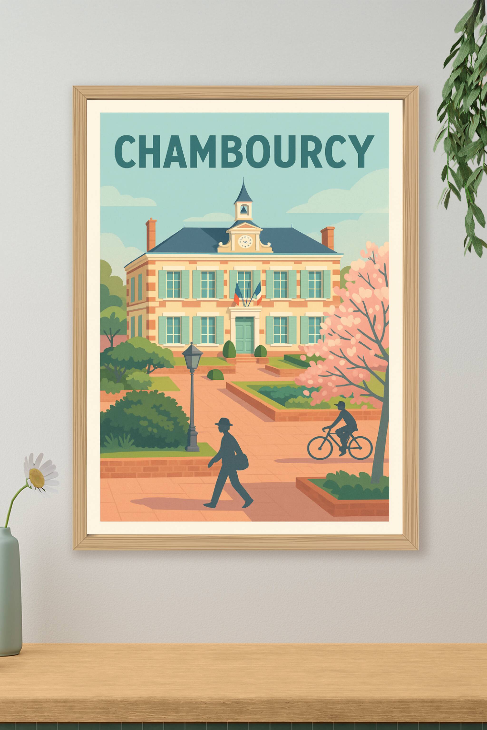 Affiche de Chambourcy - Charme et douceur de la vie locale