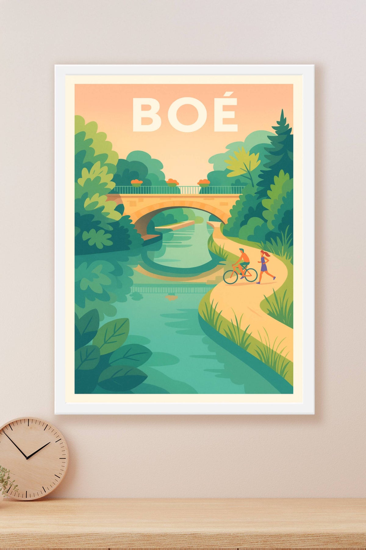Affiche de Boé - Sérénité au fil de l’eau