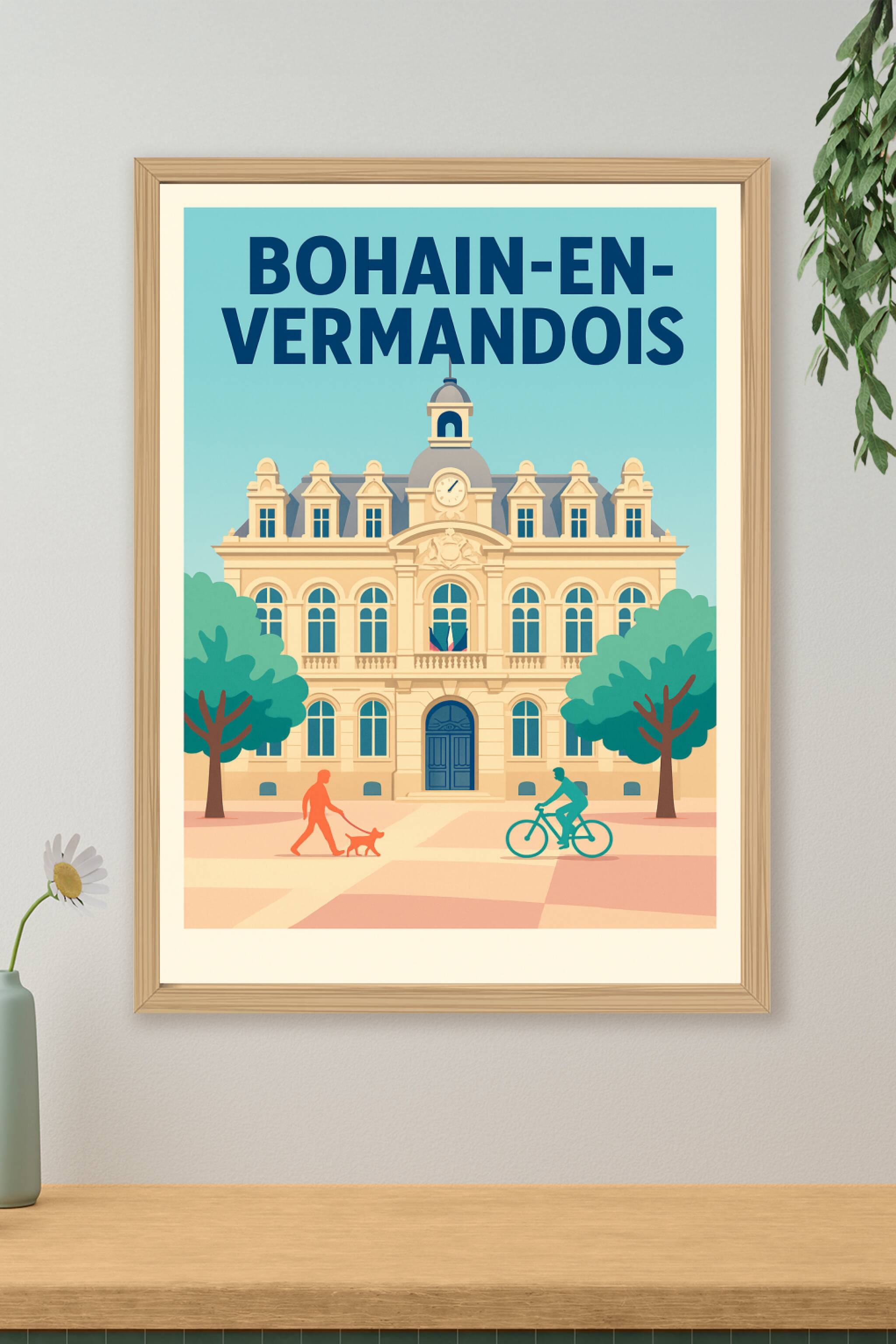 Affiche de Bohain-en-Vermandois - L'élégance architecturale au cœur de la ville