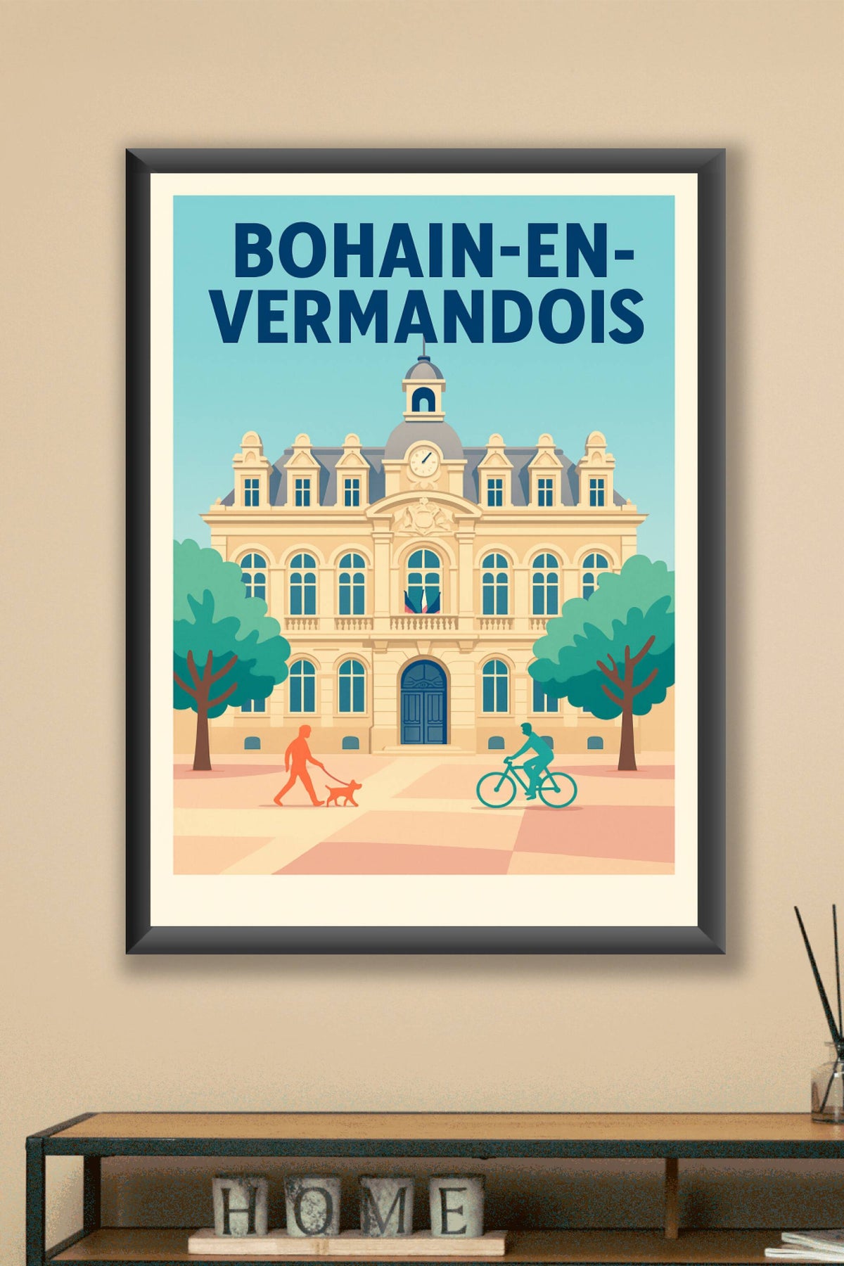 Affiche de Bohain-en-Vermandois - L'élégance architecturale au cœur de la ville