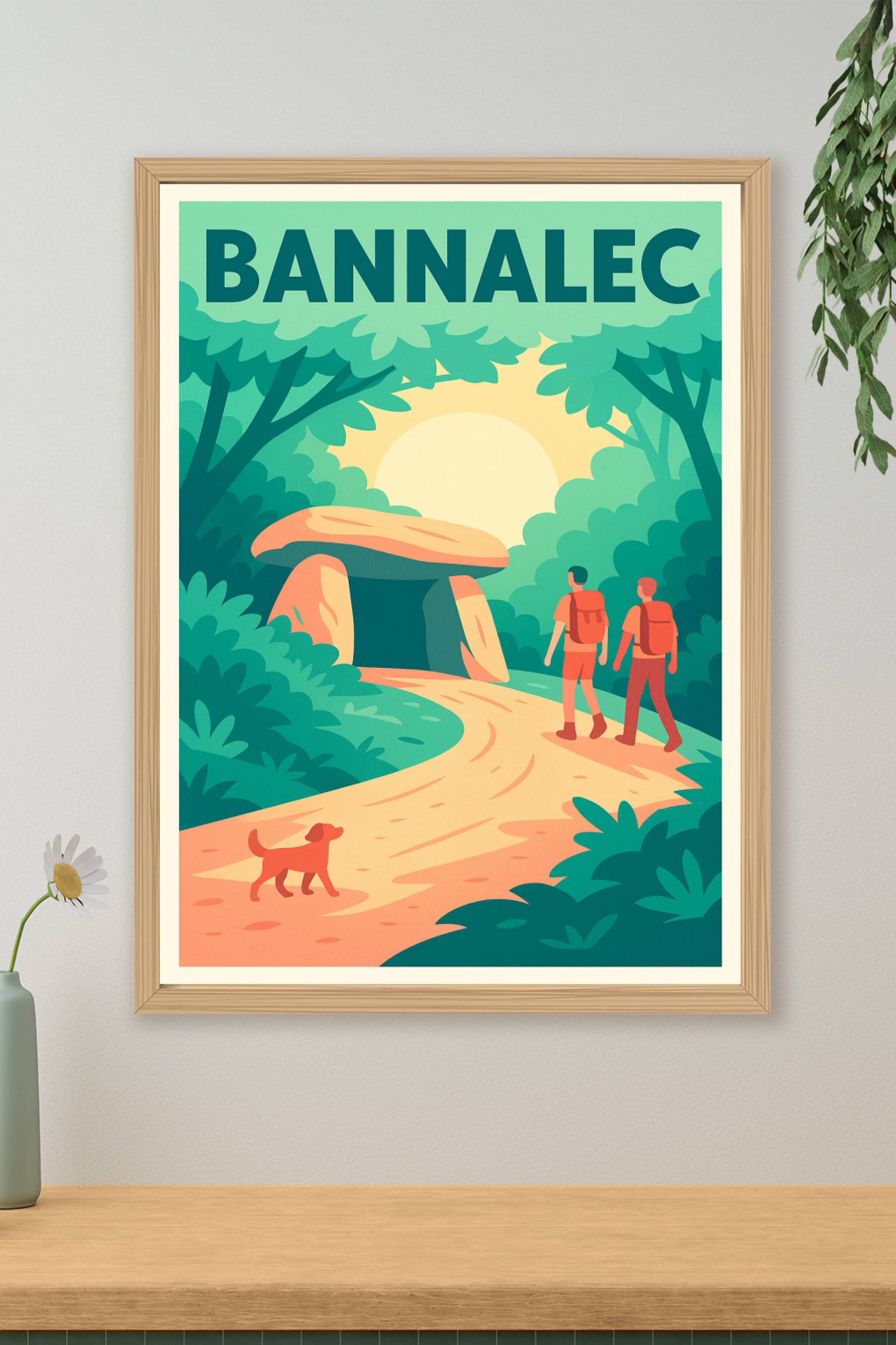 Affiche de Bannalec - L'appel de la nature et des anciennes pierres