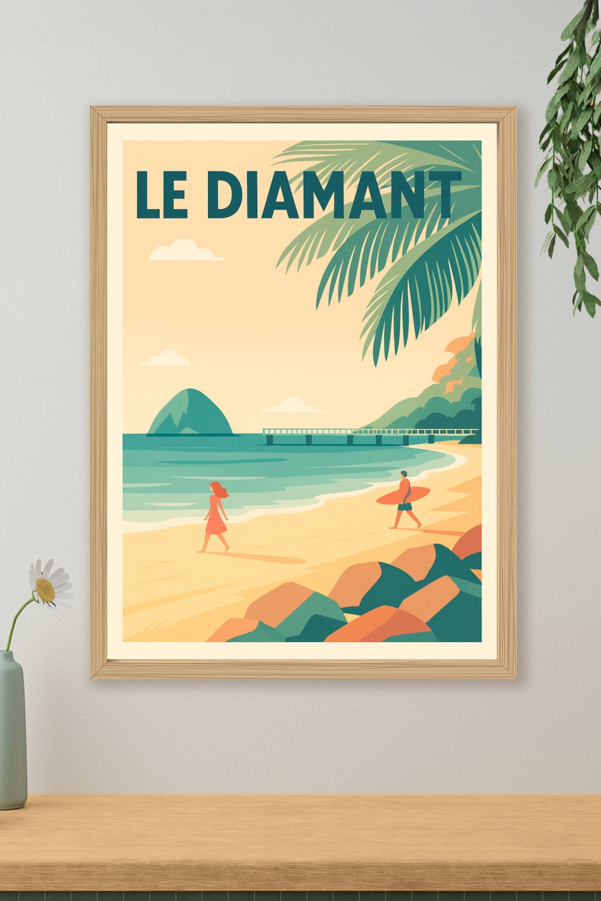 Affiche de Le Diamant - Escapade tropicale et douceur balnéaire