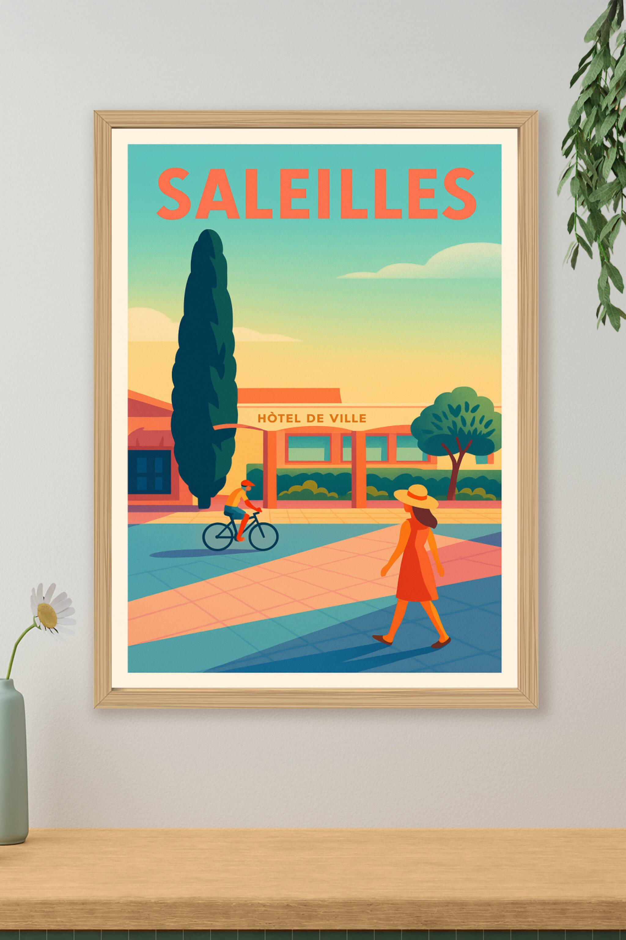 Affiche de Saleilles - Charme et douceur au cœur de la ville