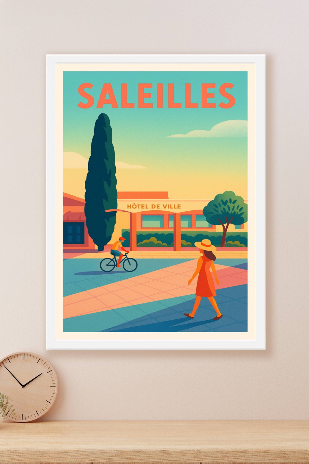 Affiche de Saleilles - Charme et douceur au cœur de la ville