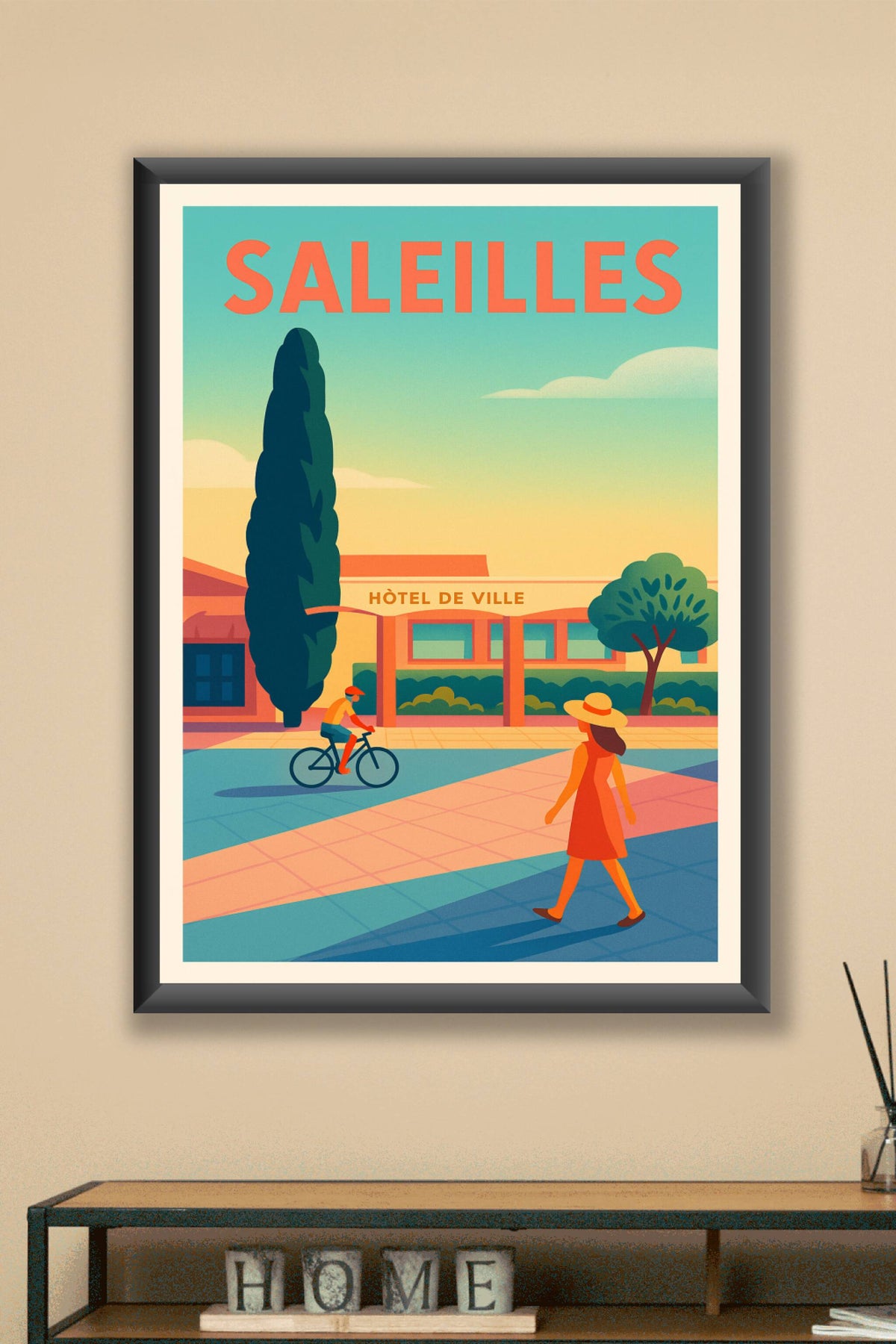 Affiche de Saleilles - Charme et douceur au cœur de la ville