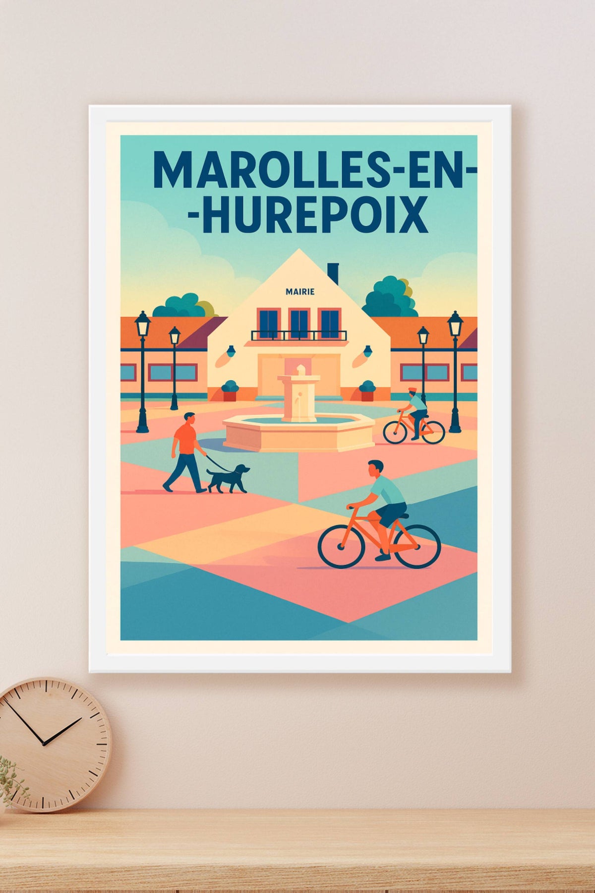 Affiche de Marolles-en-Hurepoix - Le charme paisible du village au quotidien