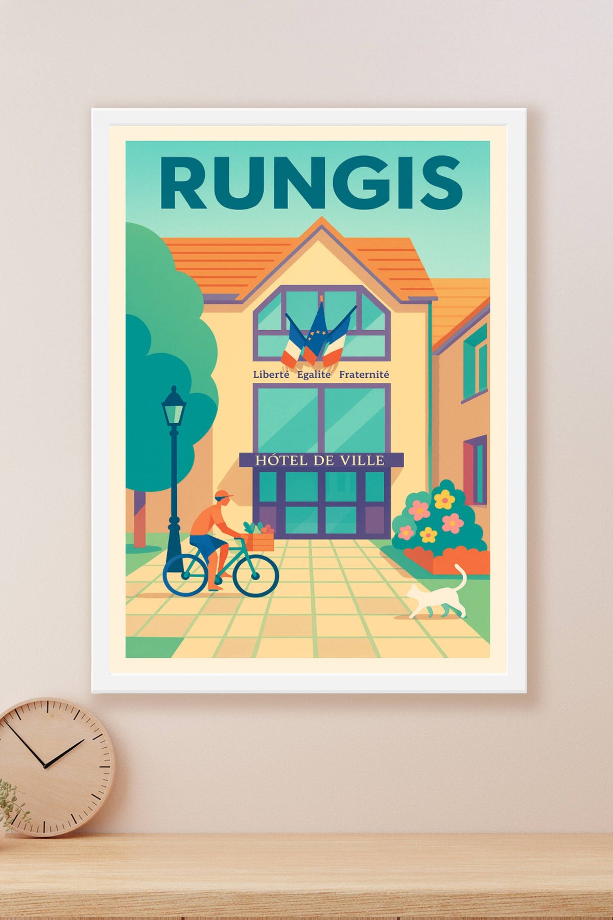 Affiche de Rungis - Charme et Vie Locale au Cœur de la Ville