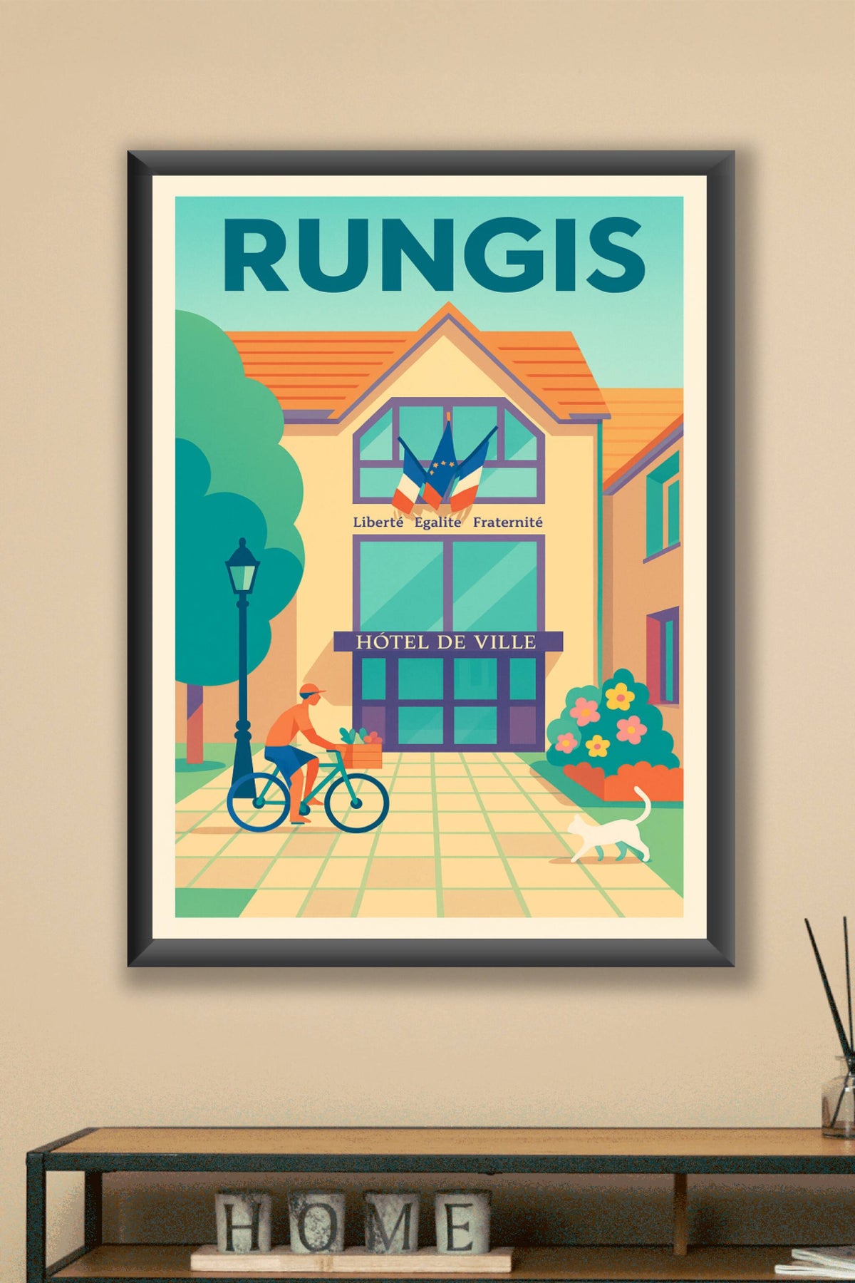 Affiche de Rungis - Charme et Vie Locale au Cœur de la Ville