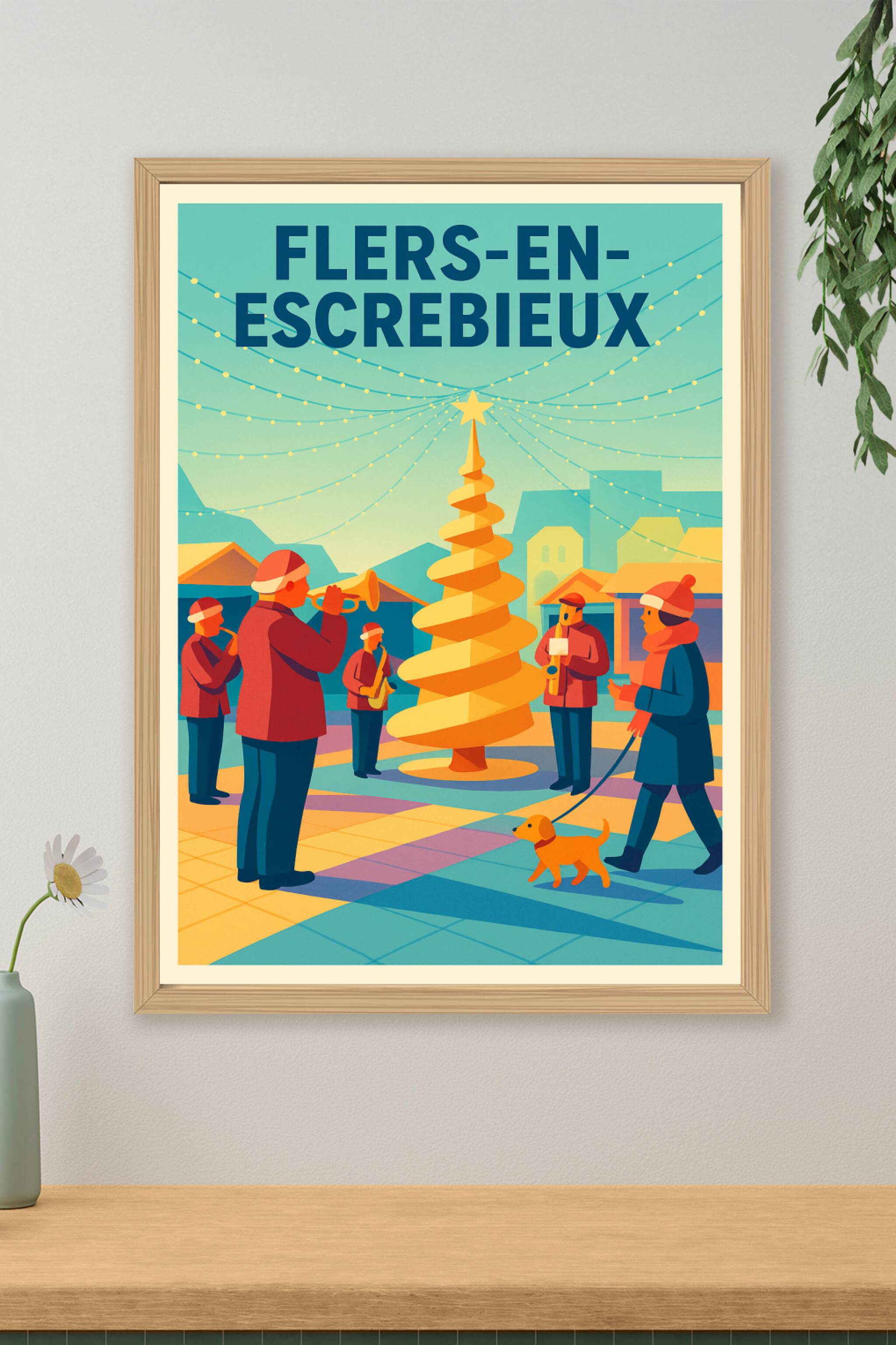 Affiche de Flers-en-Escrebieux - Ambiance festive et chaleureuse en centre-ville
