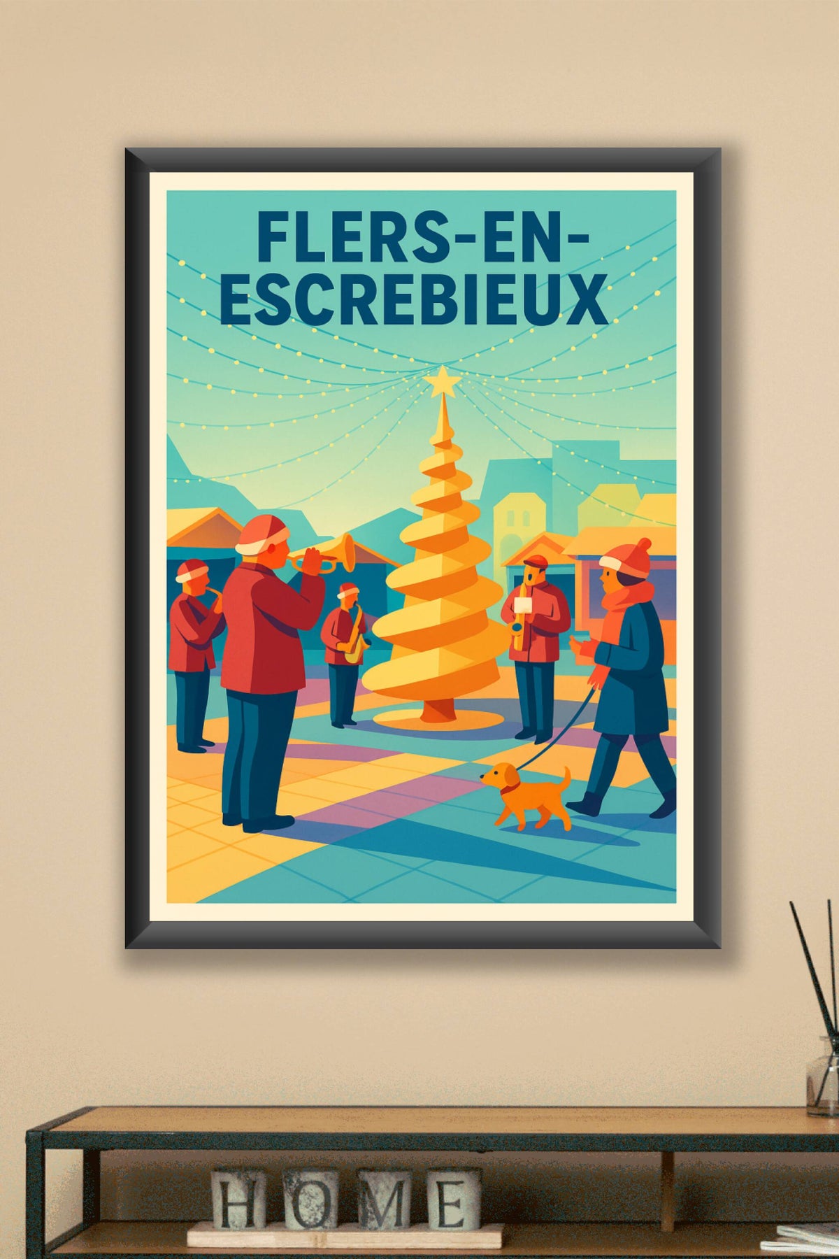 Affiche de Flers-en-Escrebieux - Ambiance festive et chaleureuse en centre-ville