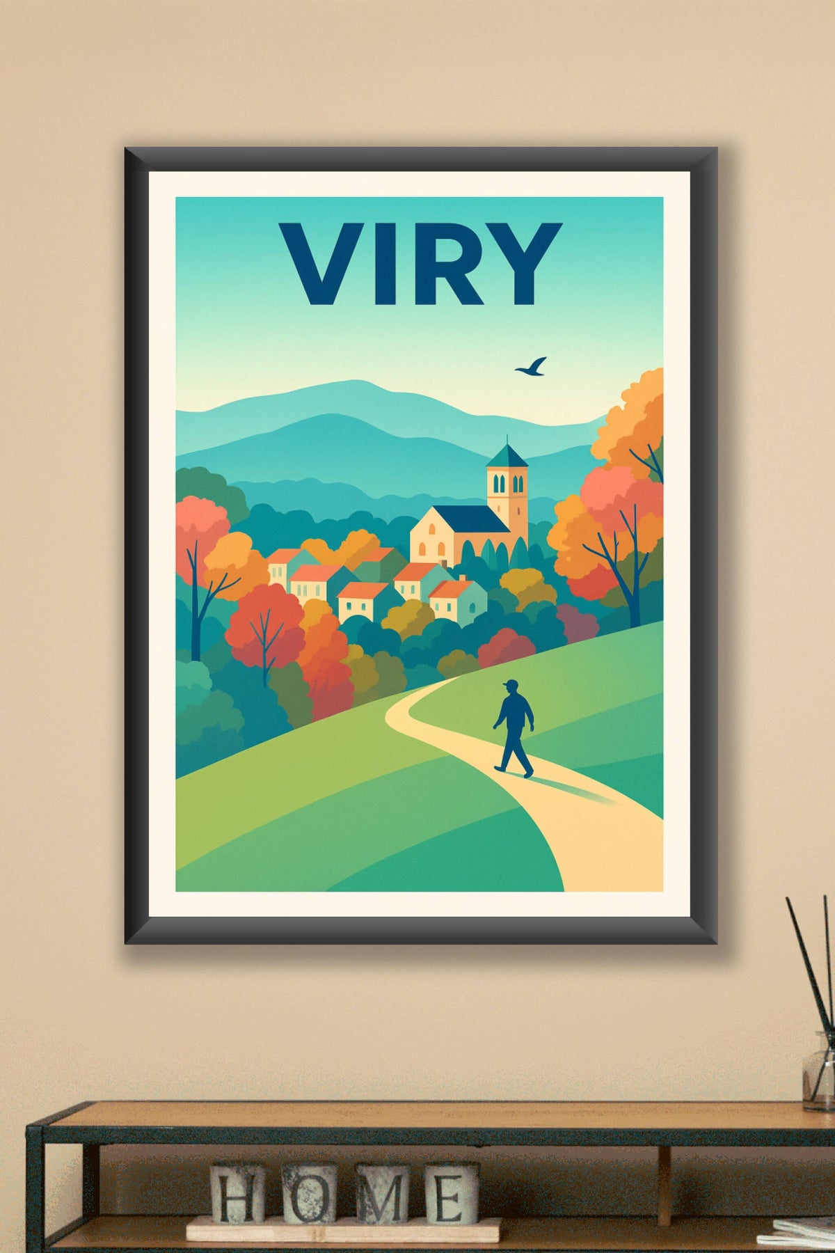Affiche de Viry - Promenade au cœur de la nature automnale