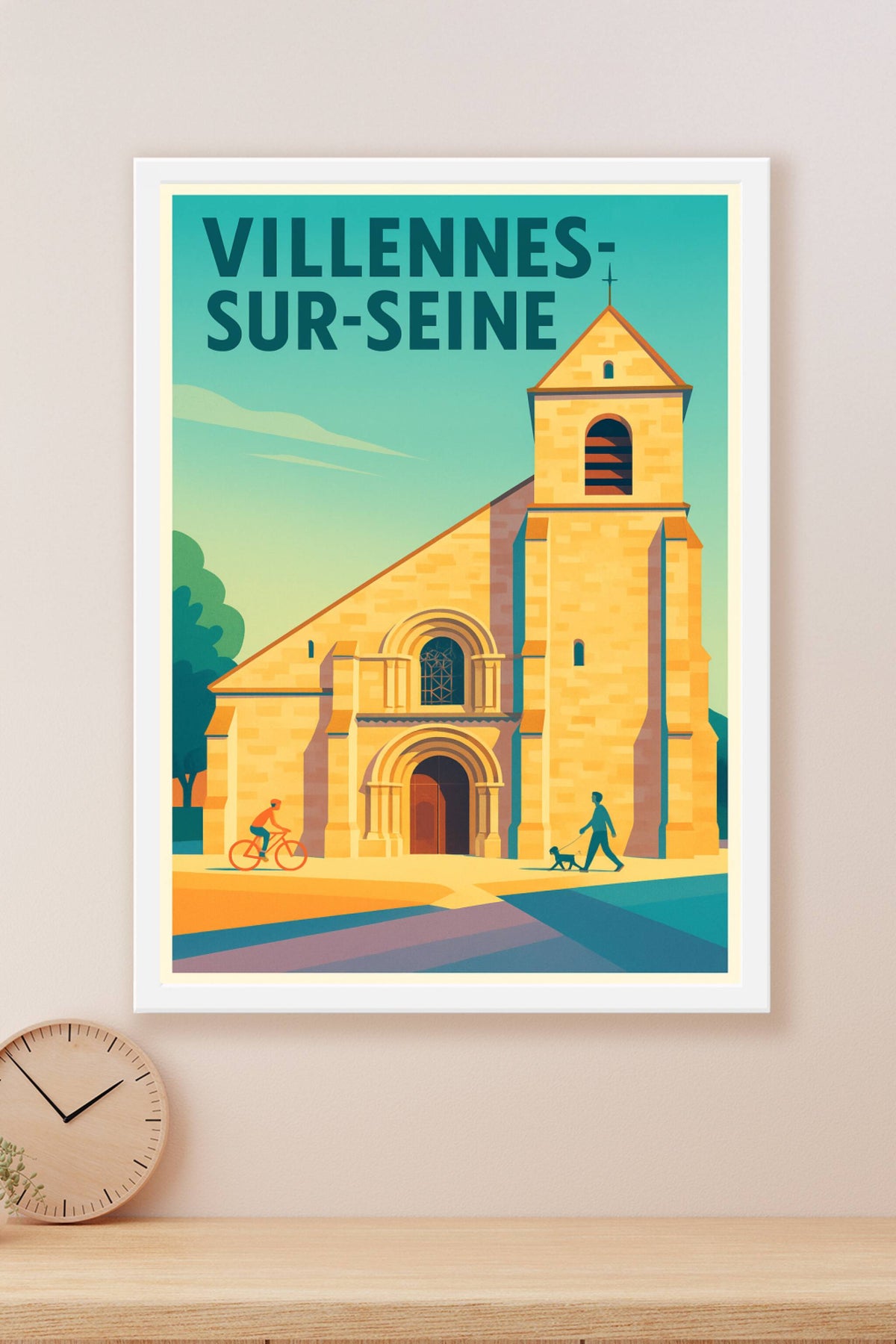 Affiche de Villennes-sur-Seine - Charme et sérénité au fil de l'eau