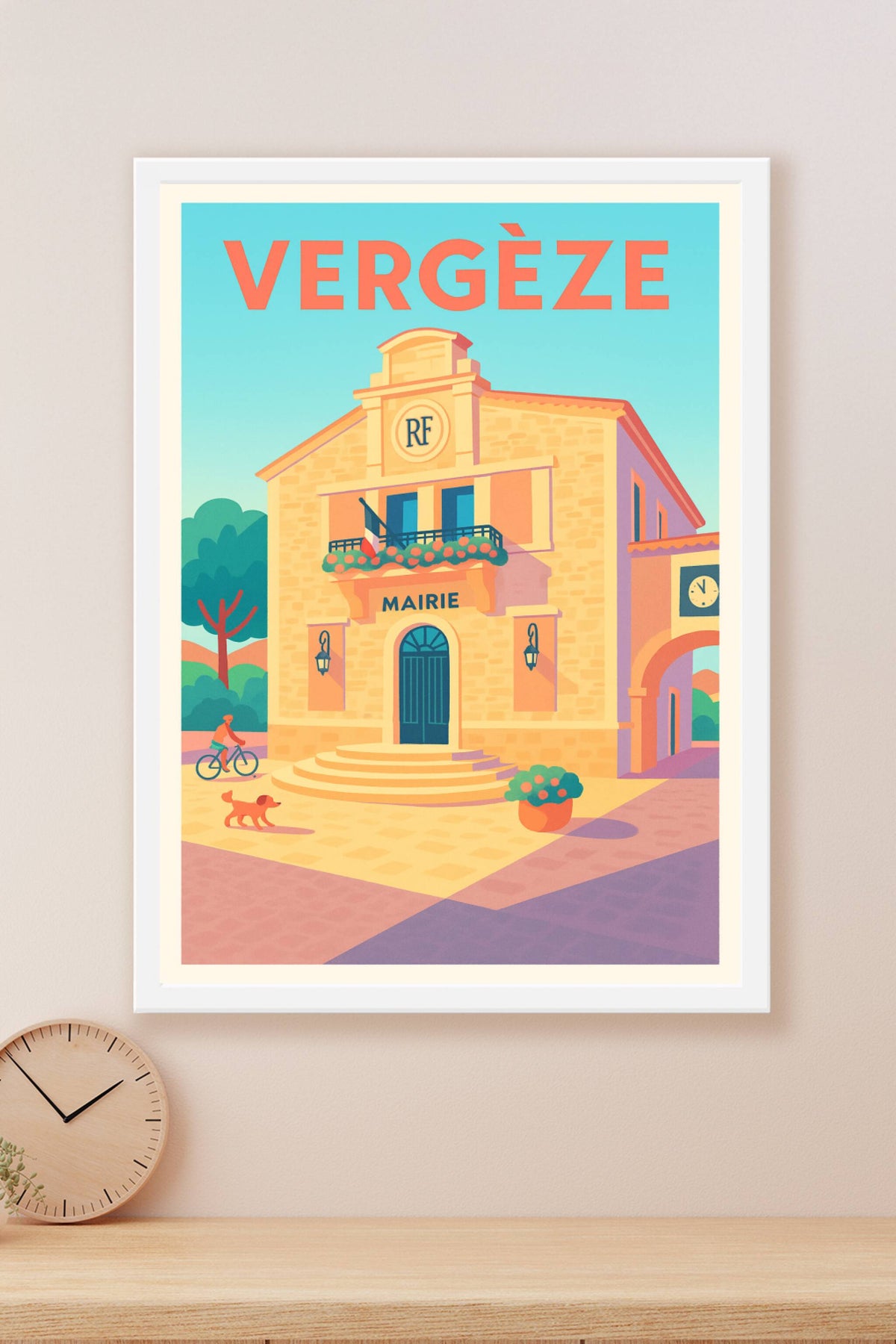 Affiche de Vergèze - Charme Provençal et Sérénité