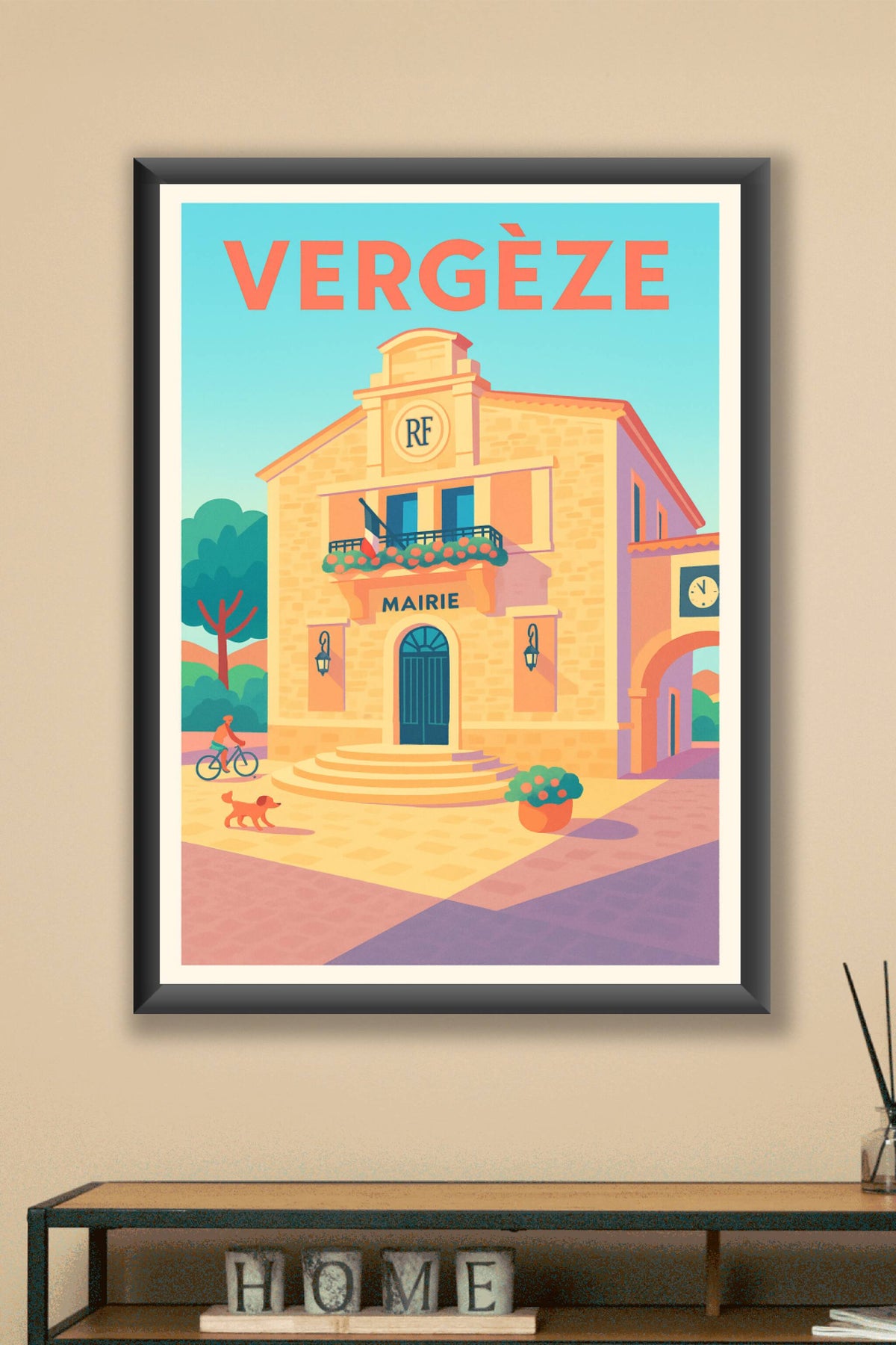 Affiche de Vergèze - Charme Provençal et Sérénité