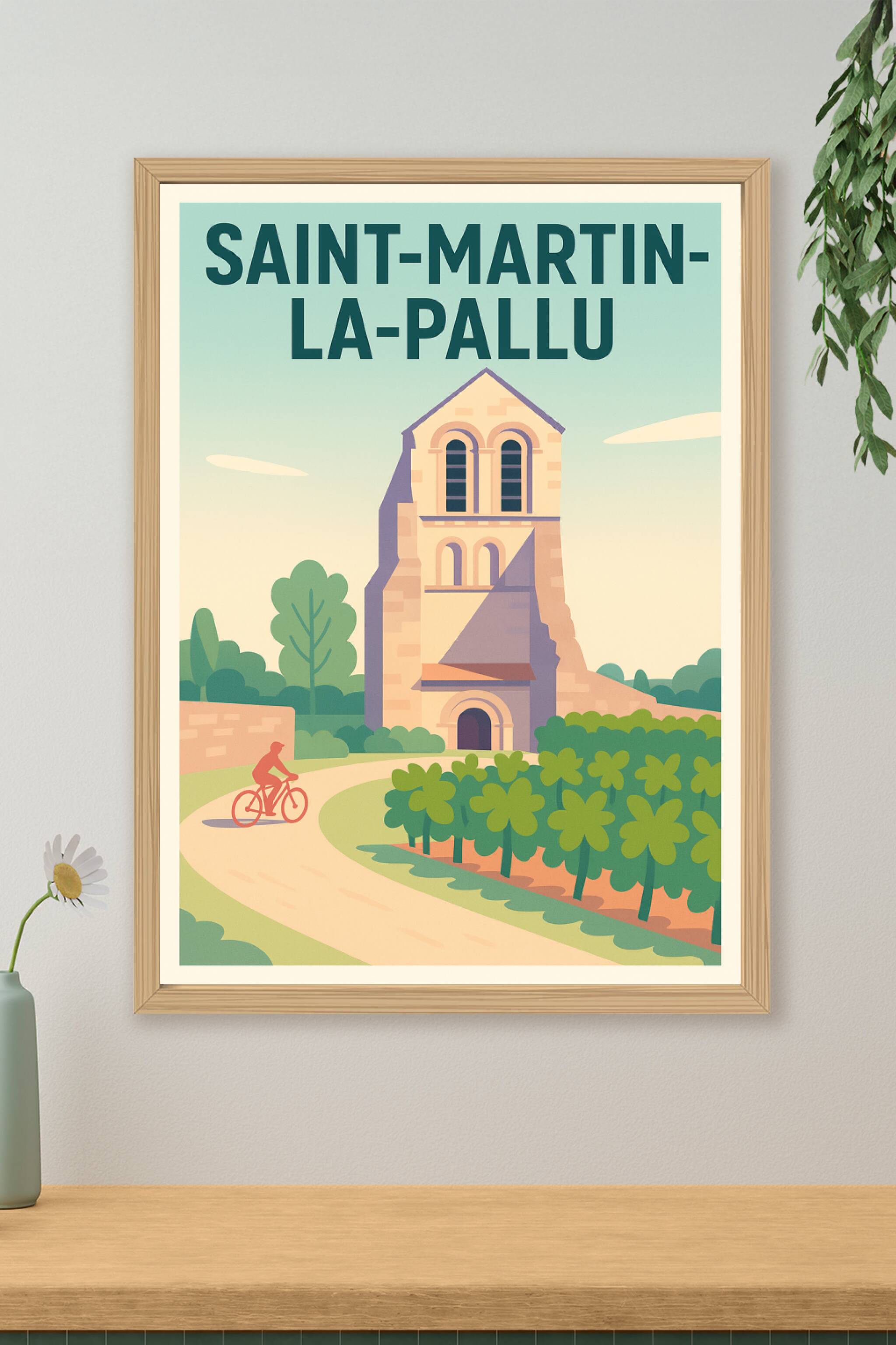 Affiche de Saint-Martin-la-Pallu - Charme et Sérénité en Pays Poitevin