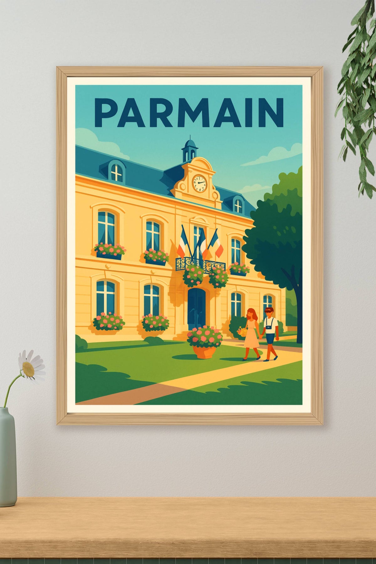 Affiche de Parmain - Charme et douceur d'une ville paisible