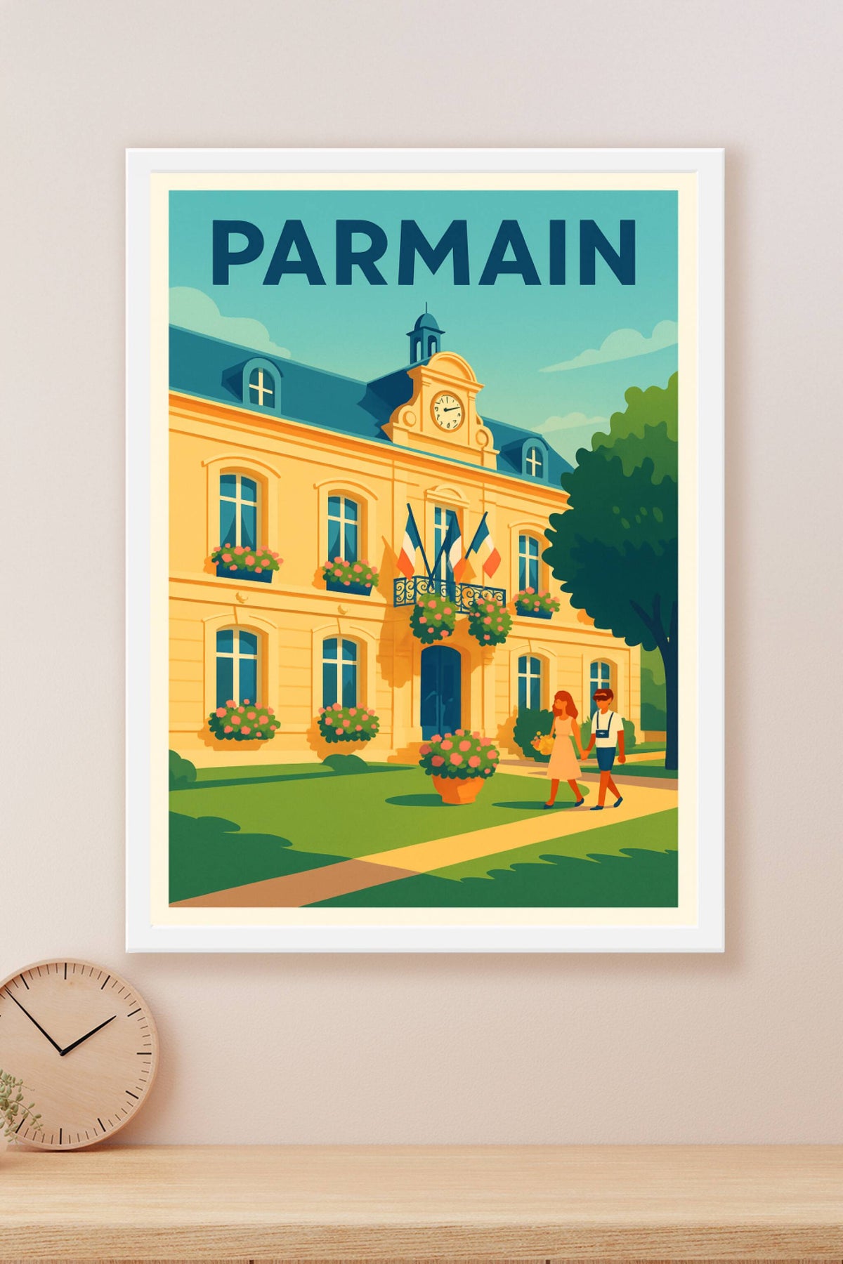 Affiche de Parmain - Charme et douceur d'une ville paisible