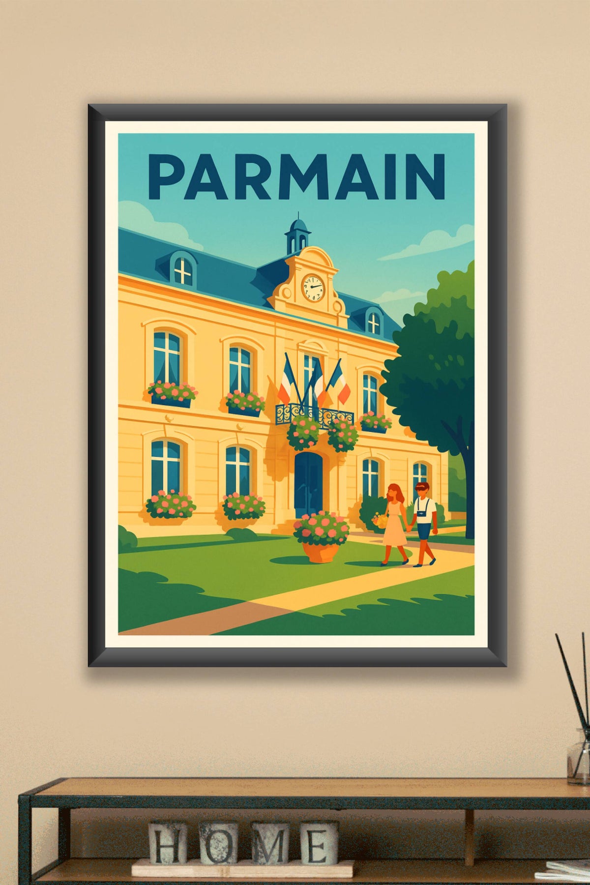 Affiche de Parmain - Charme et douceur d'une ville paisible