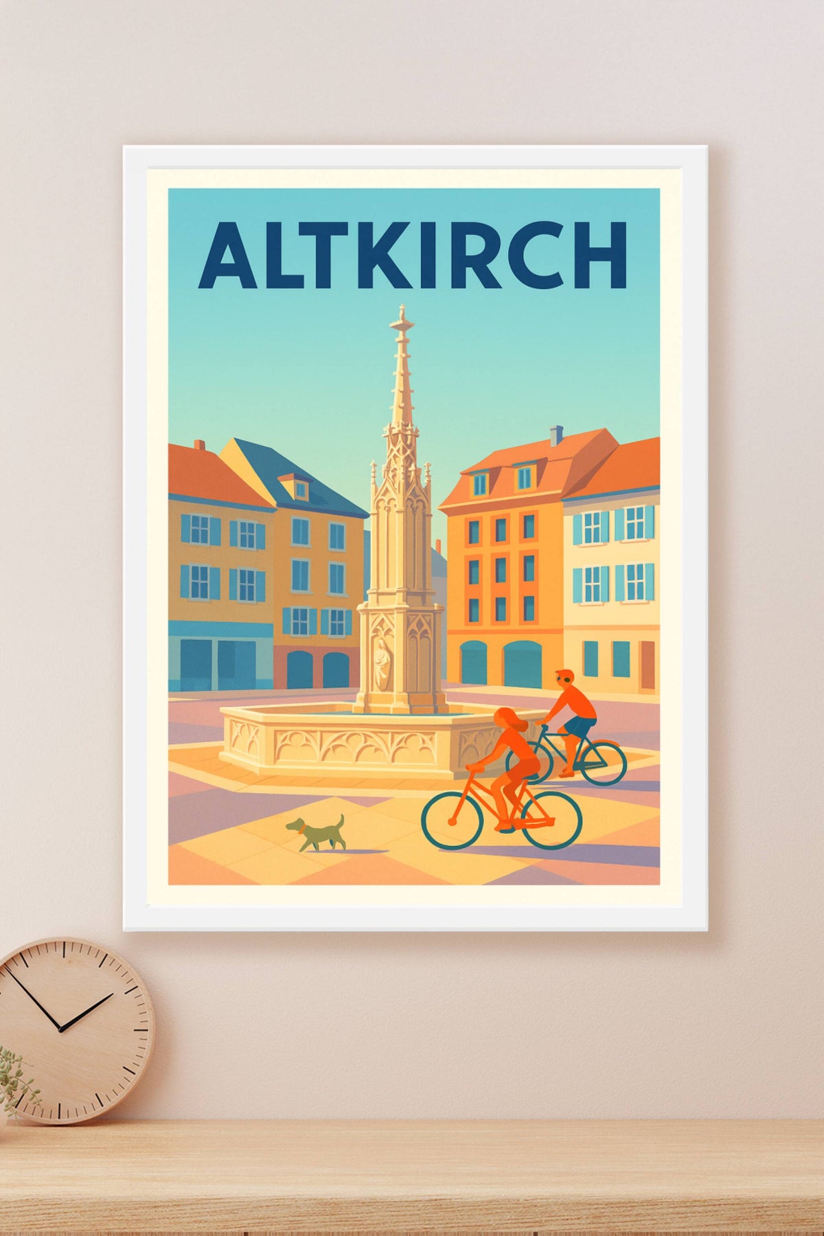 Affiche de Altkirch - Charme et douceur de la place centrale