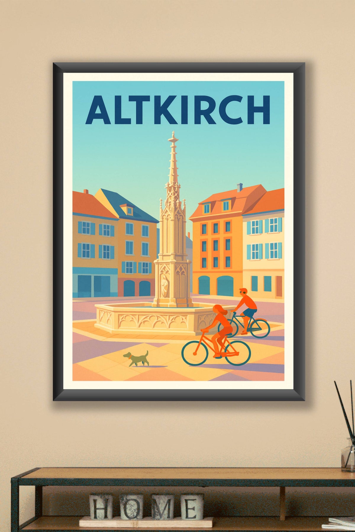 Affiche de Altkirch - Charme et douceur de la place centrale