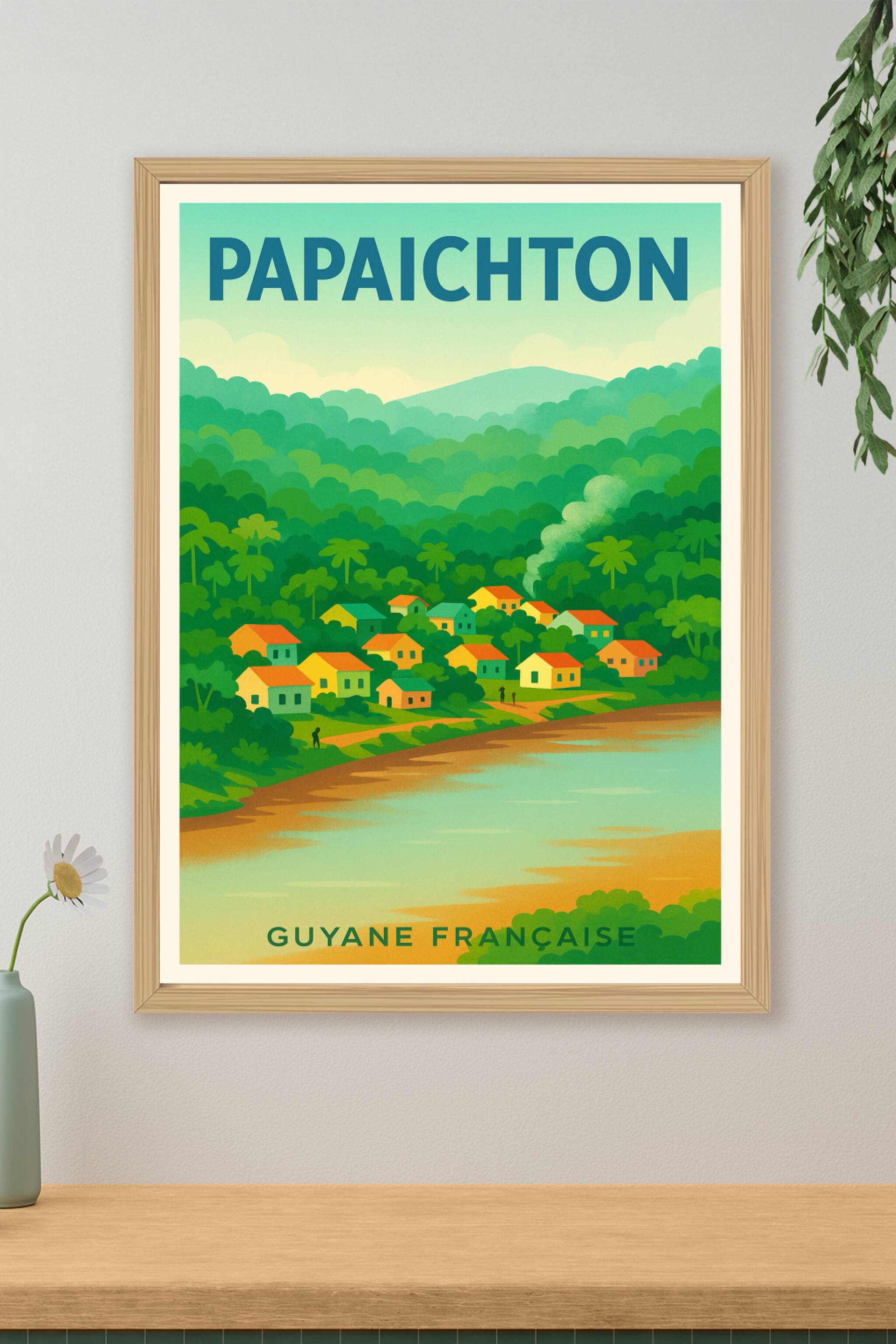 Affiche de Papaichton - Le charme naturel de la Guyane Française