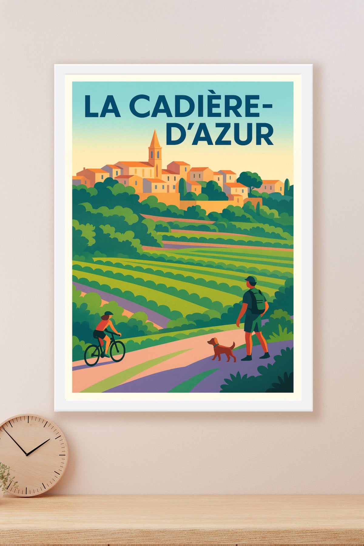 Affiche de La Cadière-d'Azur - Évasion nature et charme provençal