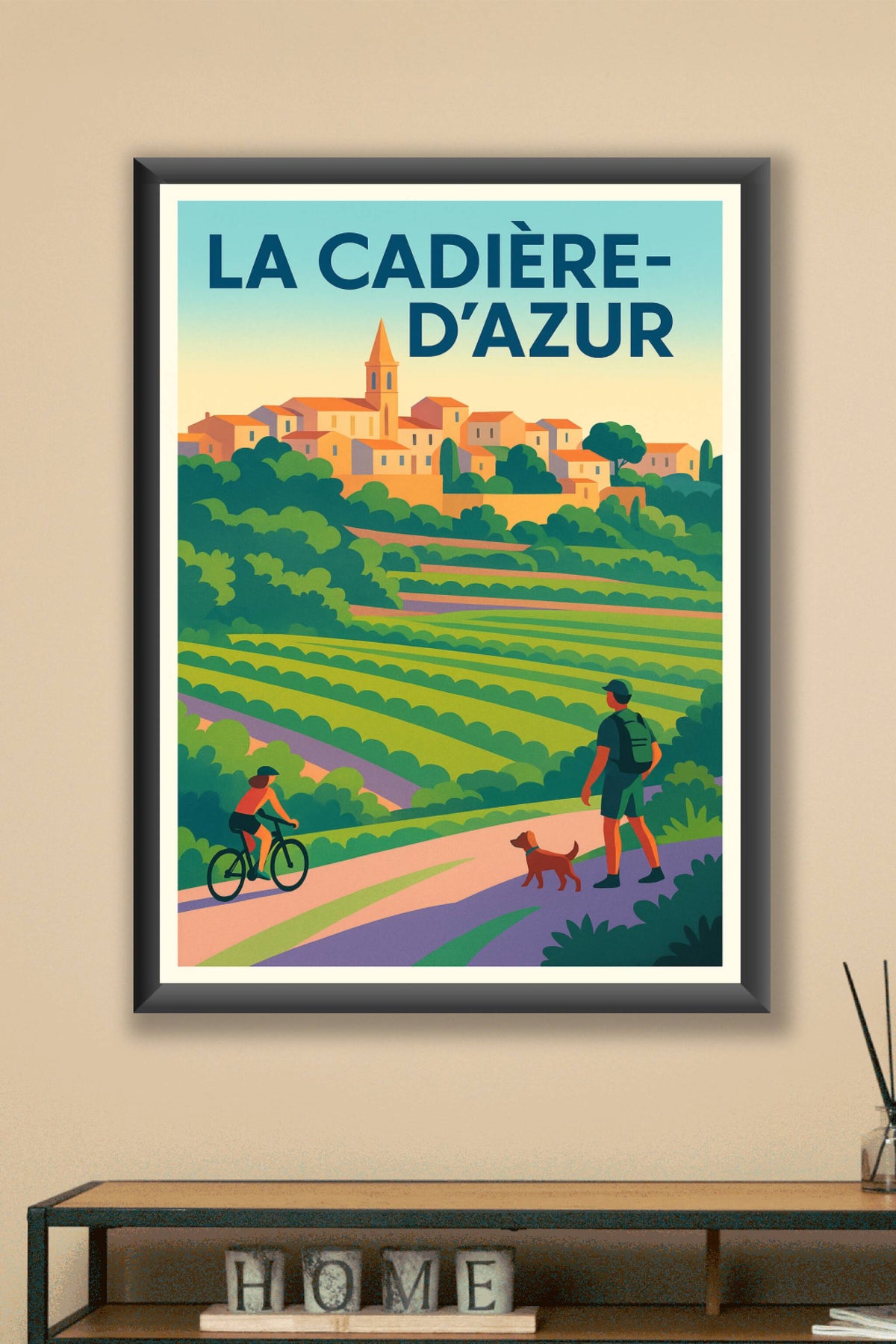 Affiche de La Cadière-d'Azur - Évasion nature et charme provençal