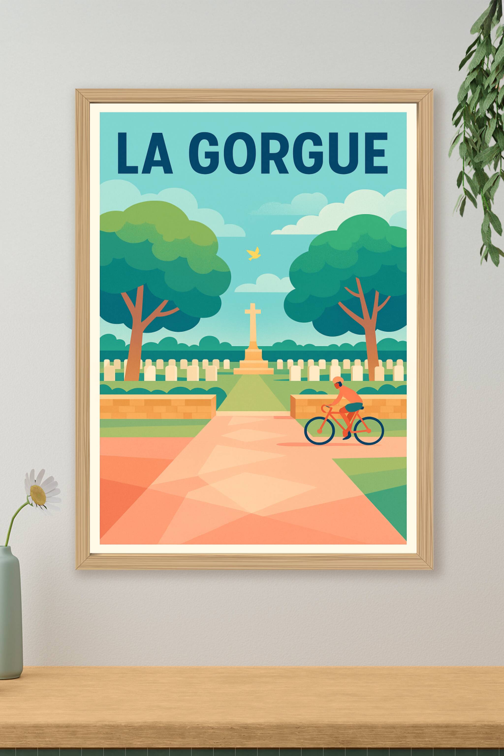 Affiche de La Gorgue - Un hommage paisible au cœur de la mémoire