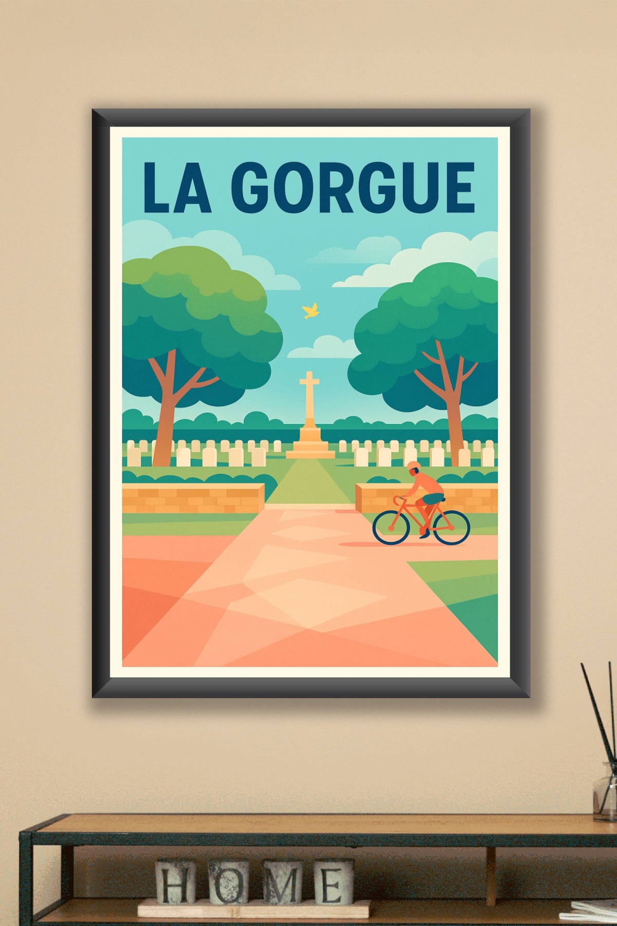 Affiche de La Gorgue - Un hommage paisible au cœur de la mémoire