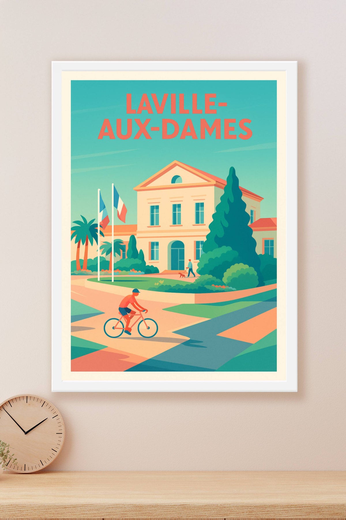 Affiche de La Ville-aux-Dames - Harmonie et douceur de vivre