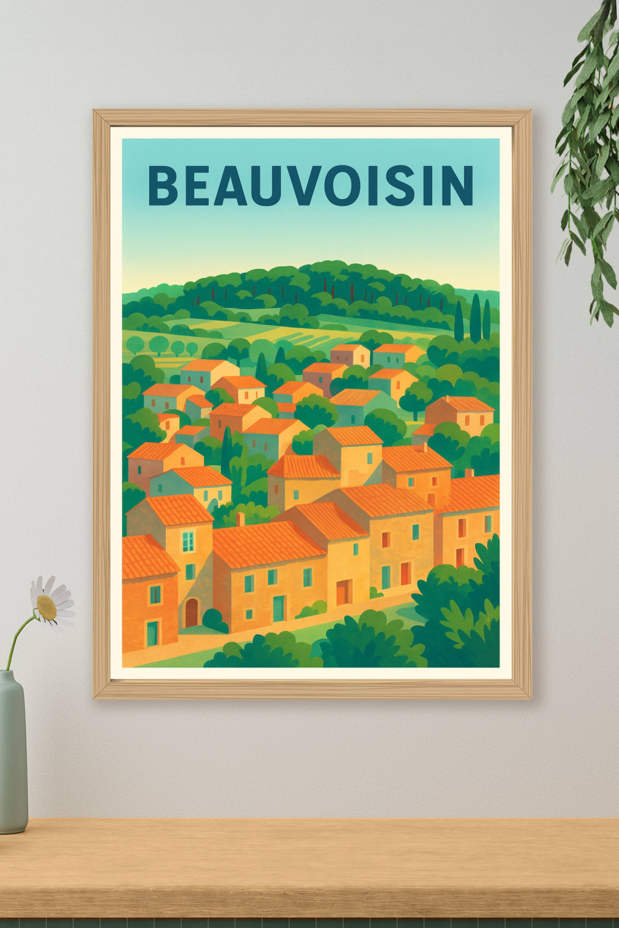 Affiche de Beauvoisin - Charme Provençal en Harmonie