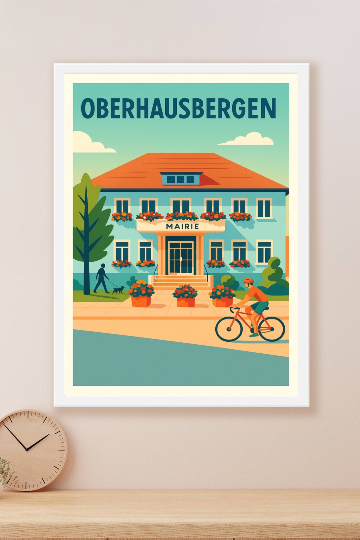Affiche de Oberhausbergen - Charme et quiétude de la mairie locale