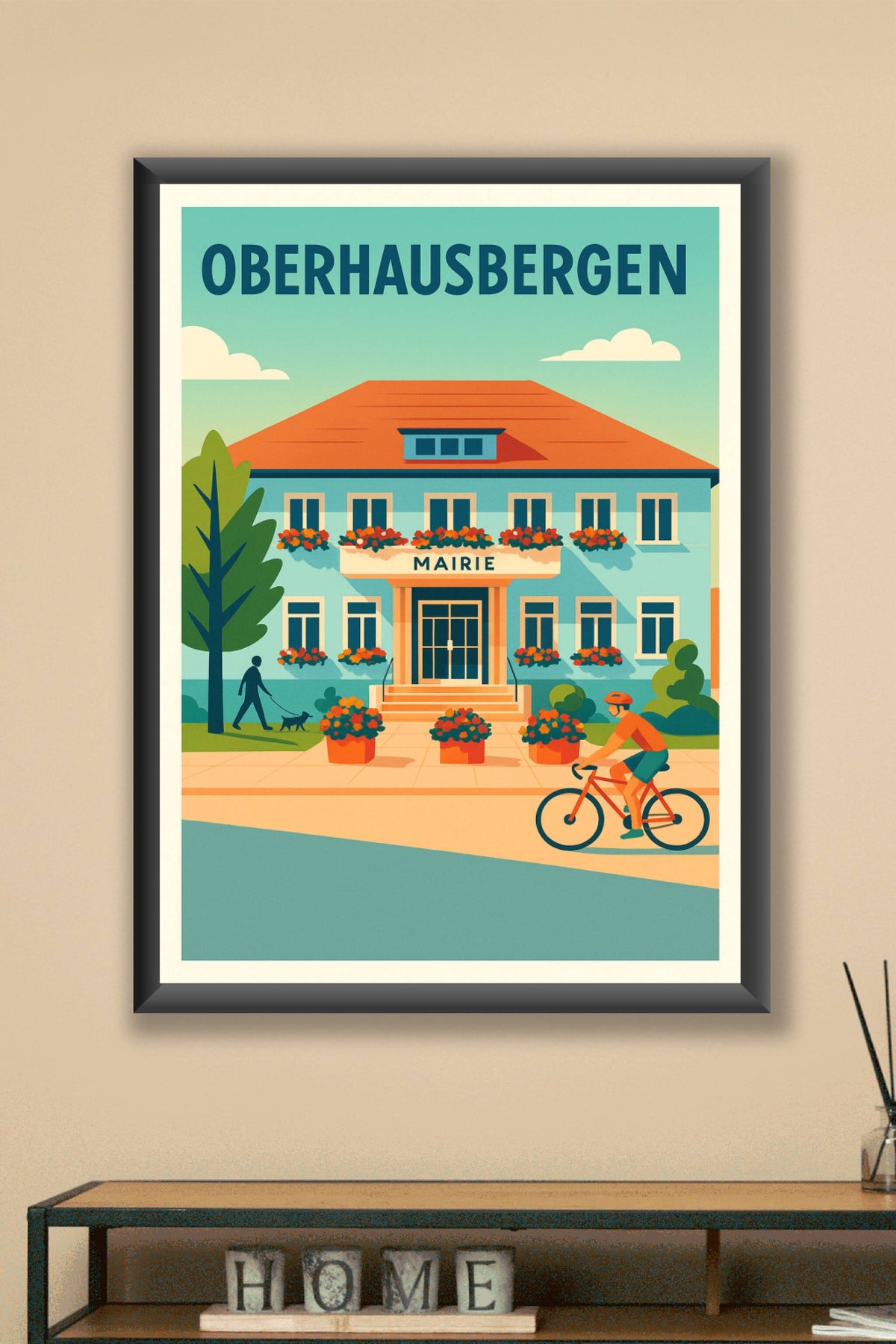 Affiche de Oberhausbergen - Charme et quiétude de la mairie locale