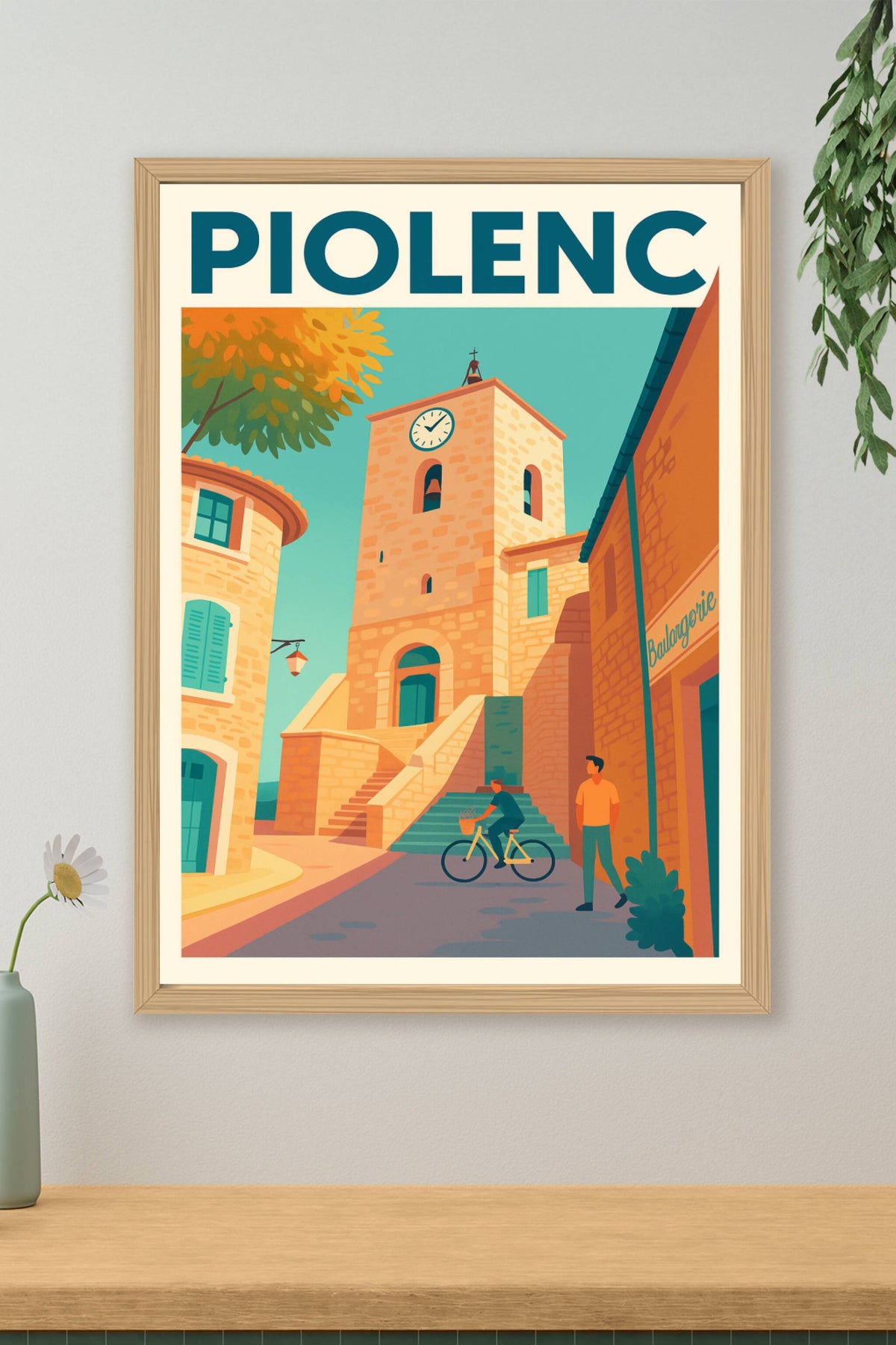 Affiche de Piolenc - Charme et douceur provençale