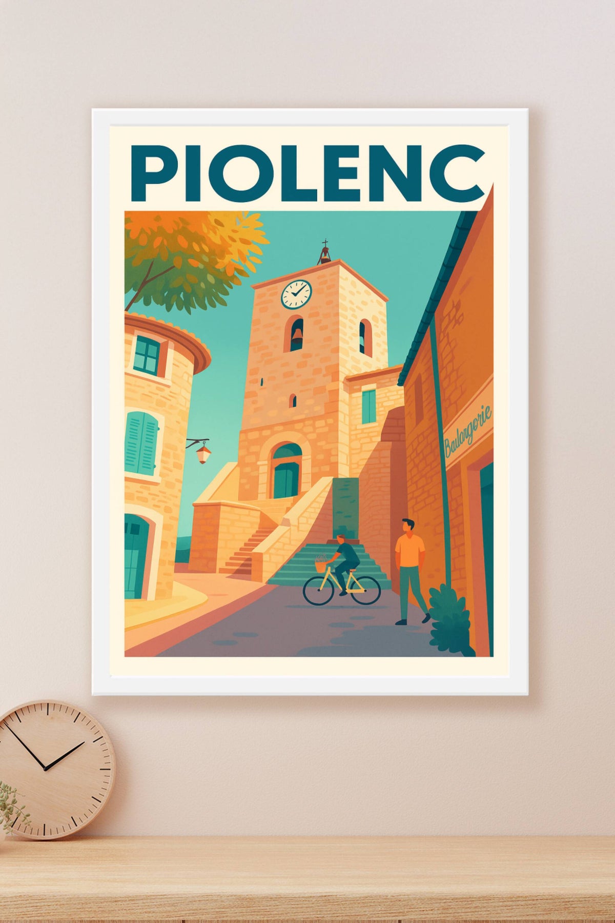 Affiche de Piolenc - Charme et douceur provençale