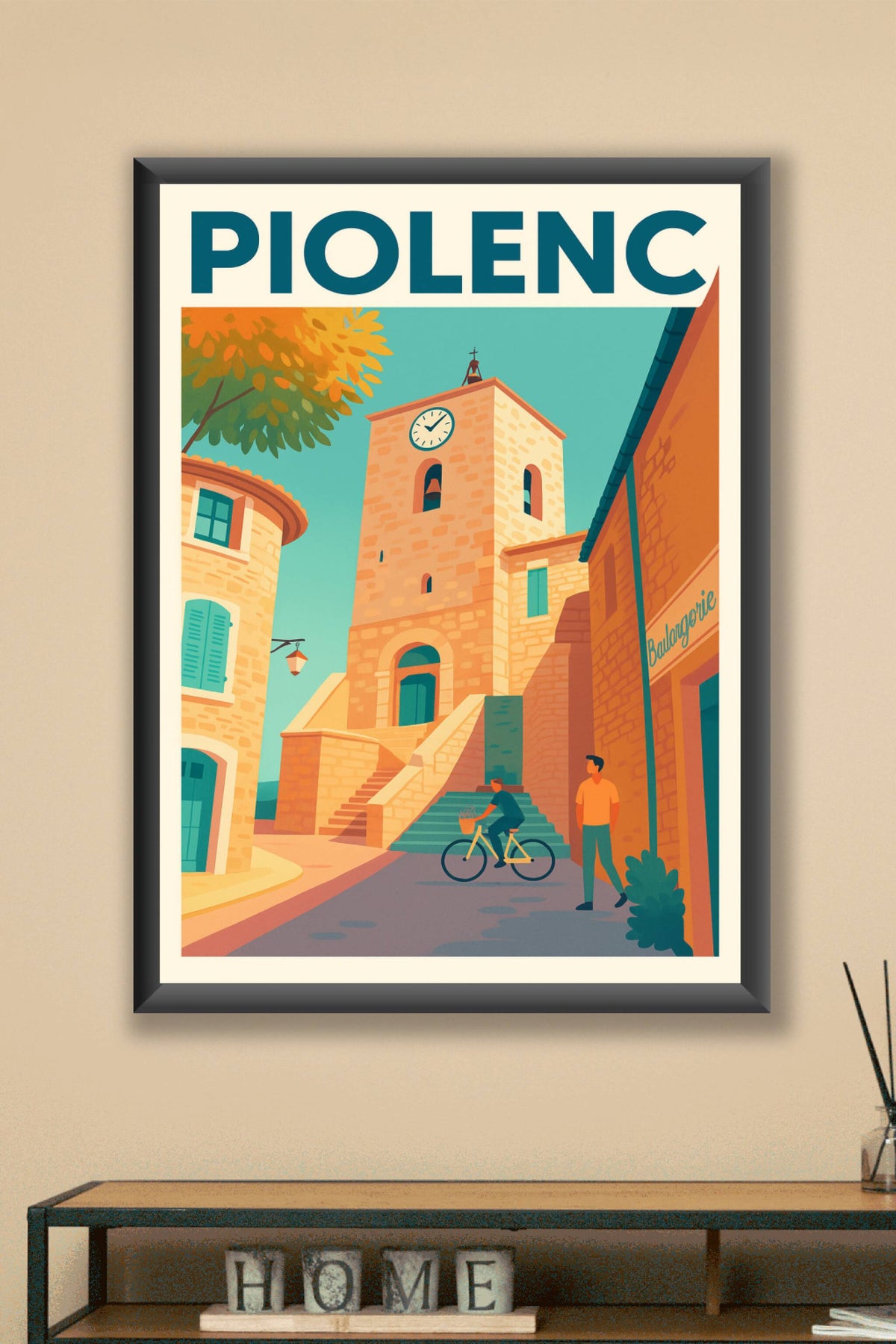 Affiche de Piolenc - Charme et douceur provençale