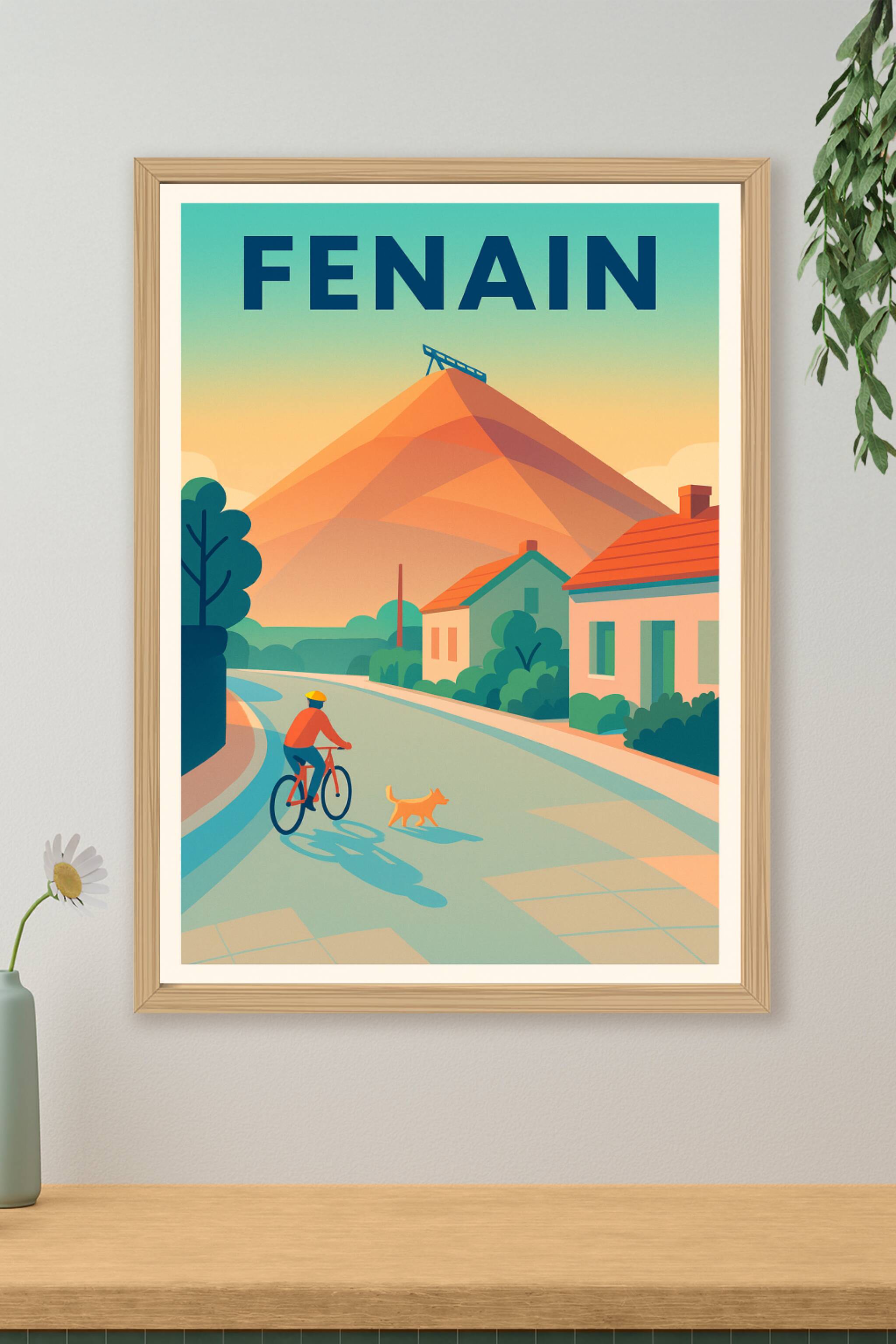 Affiche de Fenain - La douceur d'une balade en vélo au pied de la terril