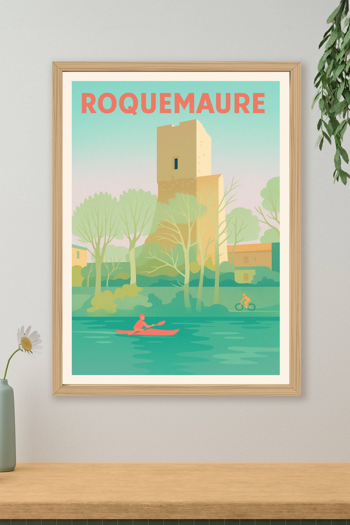 Affiche de Roquemaure - Escapade paisible au fil de l'eau