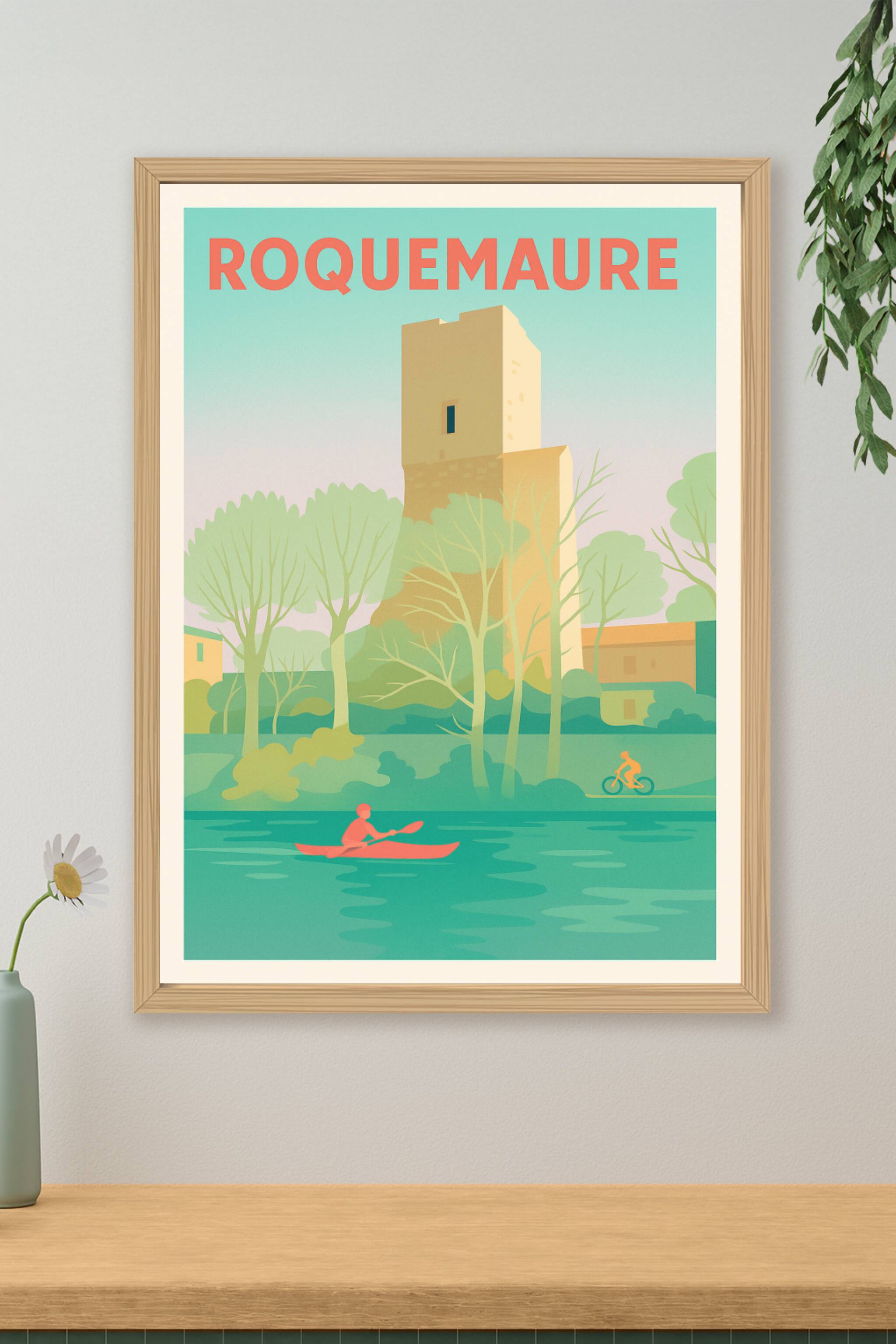 Affiche de Roquemaure - Escapade paisible au fil de l'eau