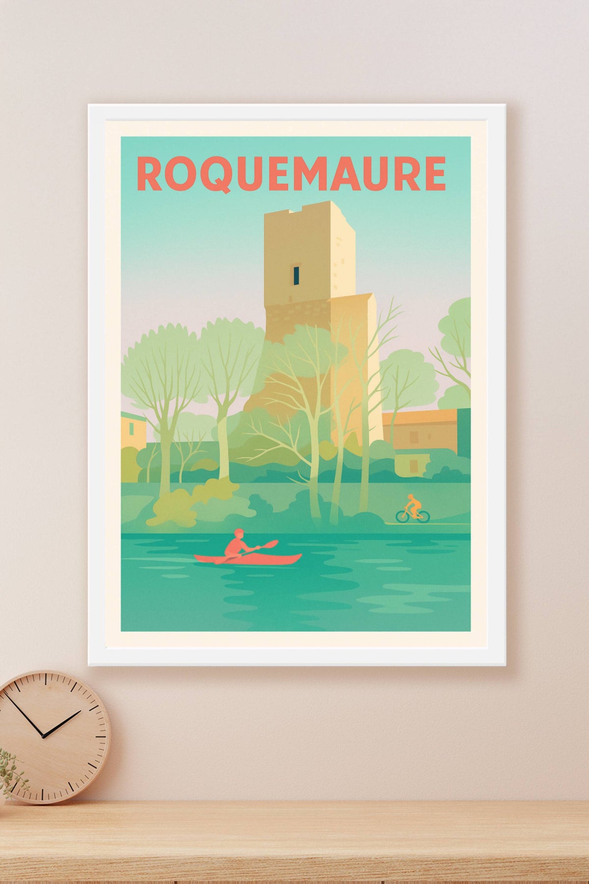 Affiche de Roquemaure - Escapade paisible au fil de l'eau