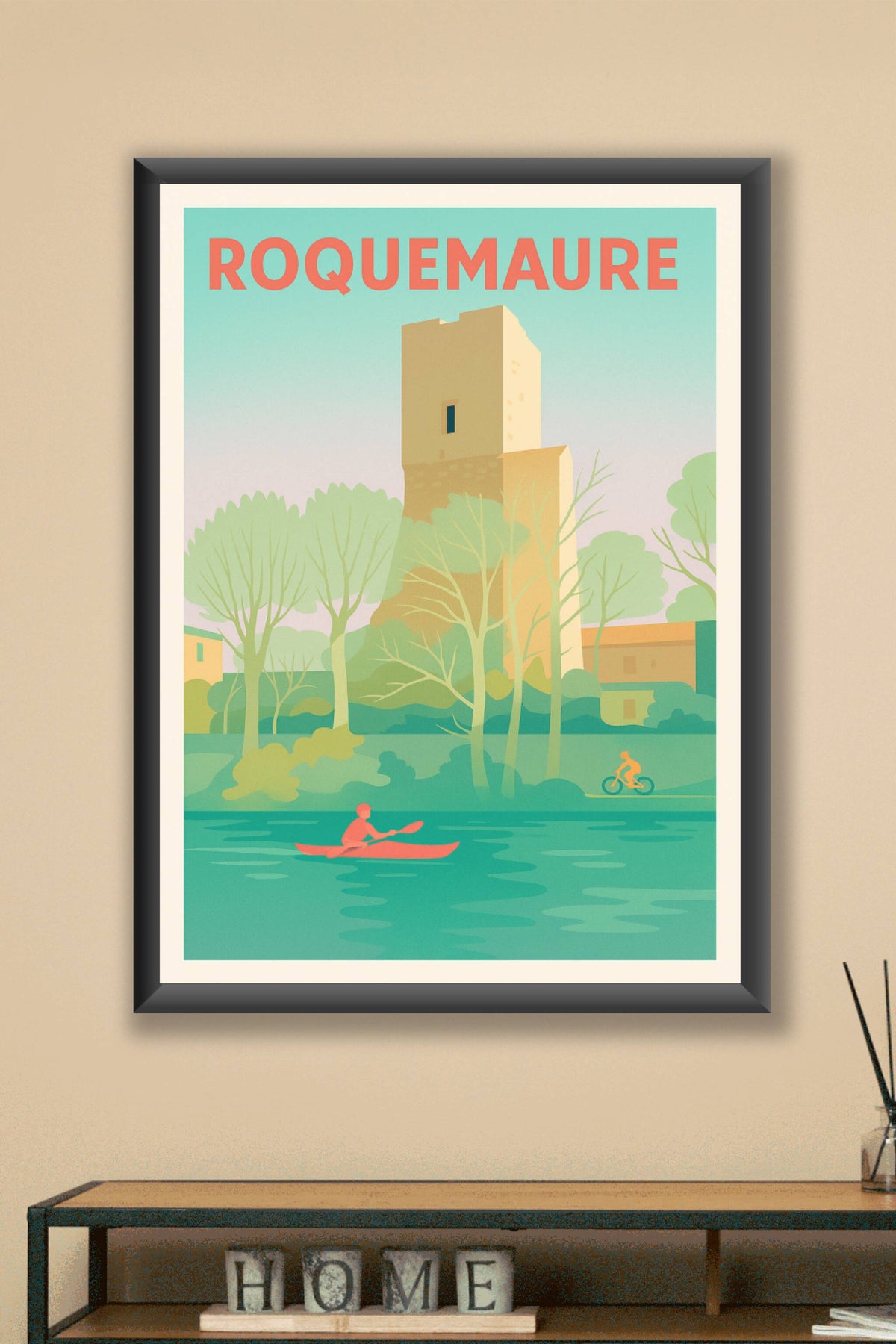 Affiche de Roquemaure - Escapade paisible au fil de l'eau