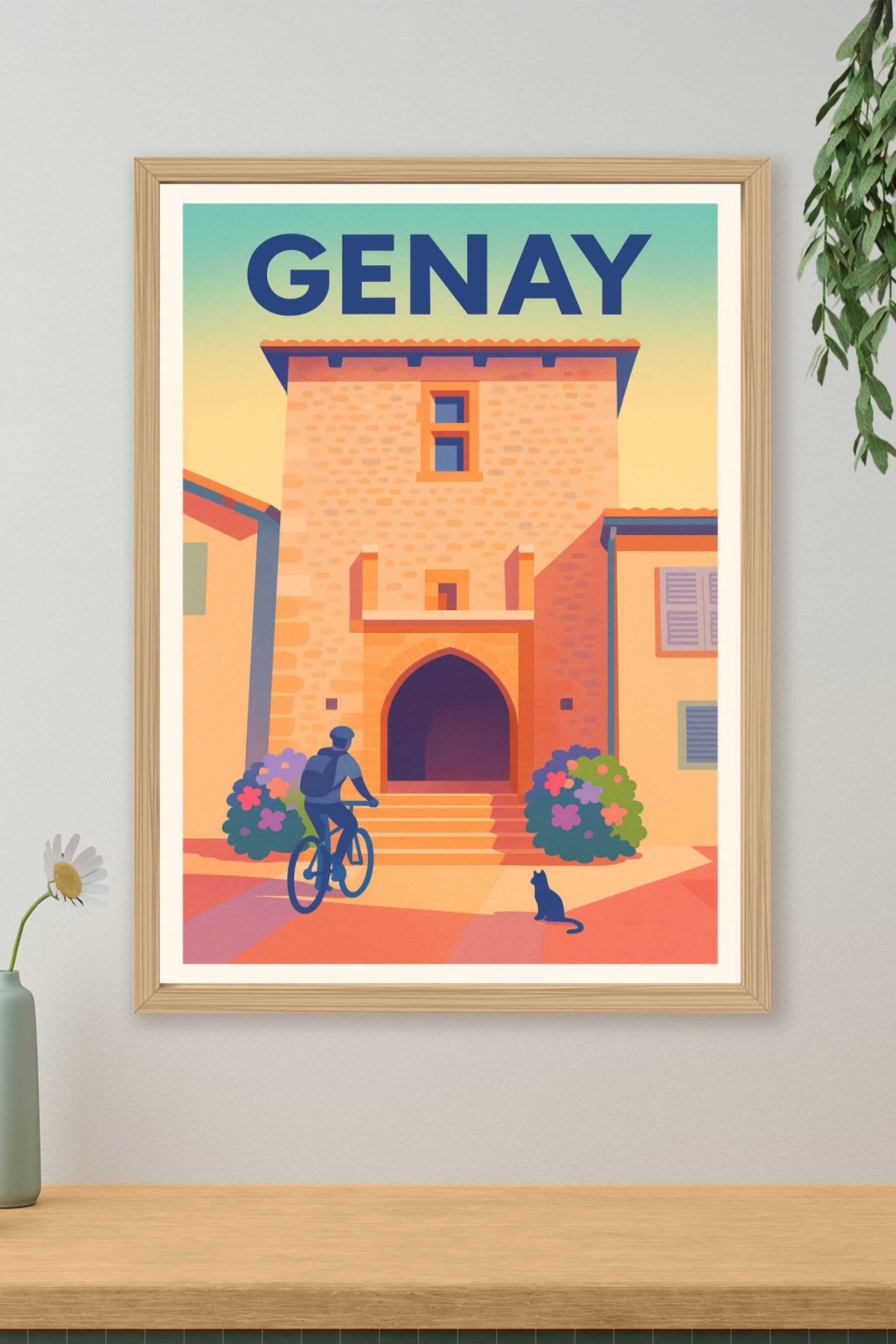 Affiche de Genay - Charme et sérénité au cœur de la ville