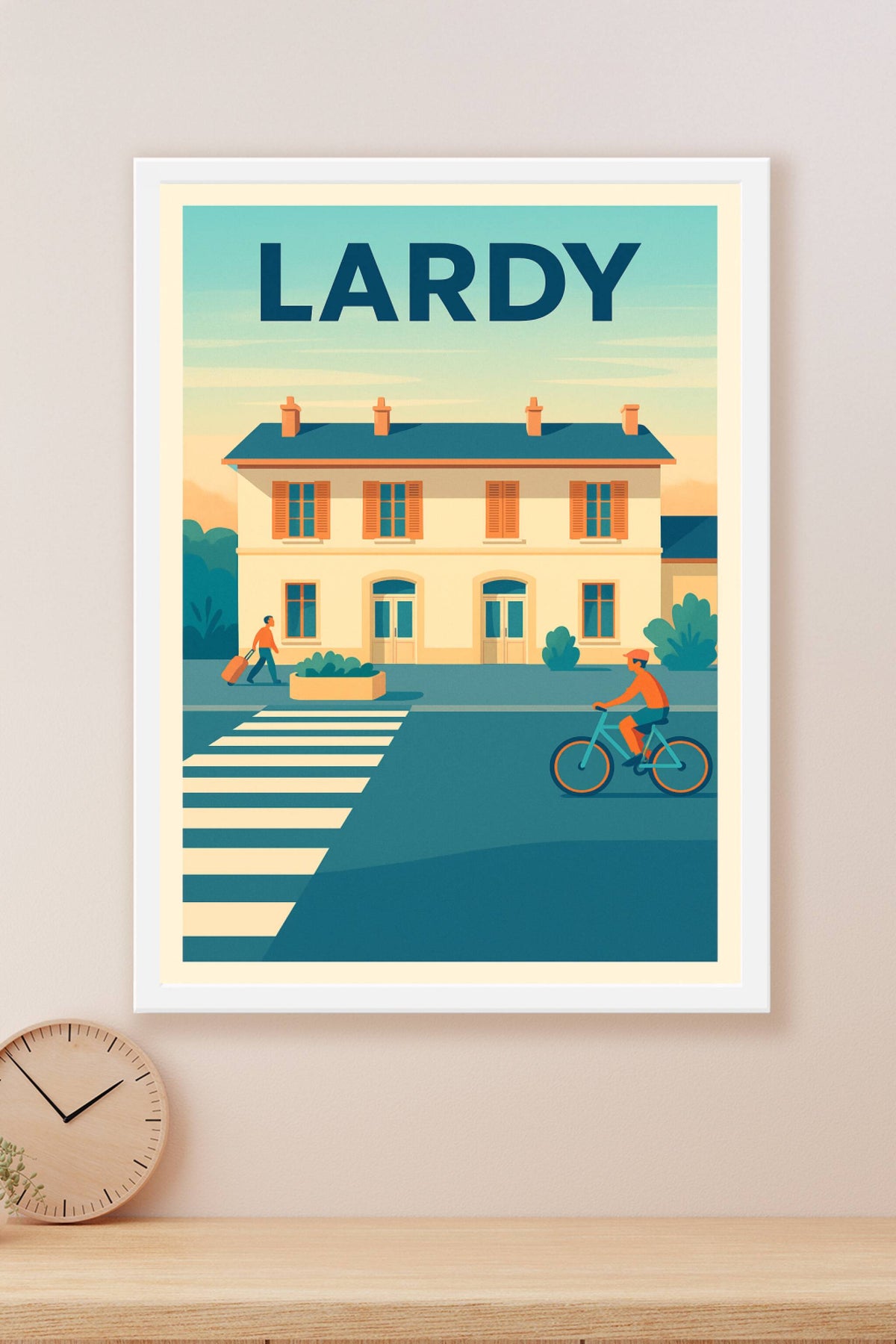 Affiche de Lardy - Charme provincial et douceur de vivre