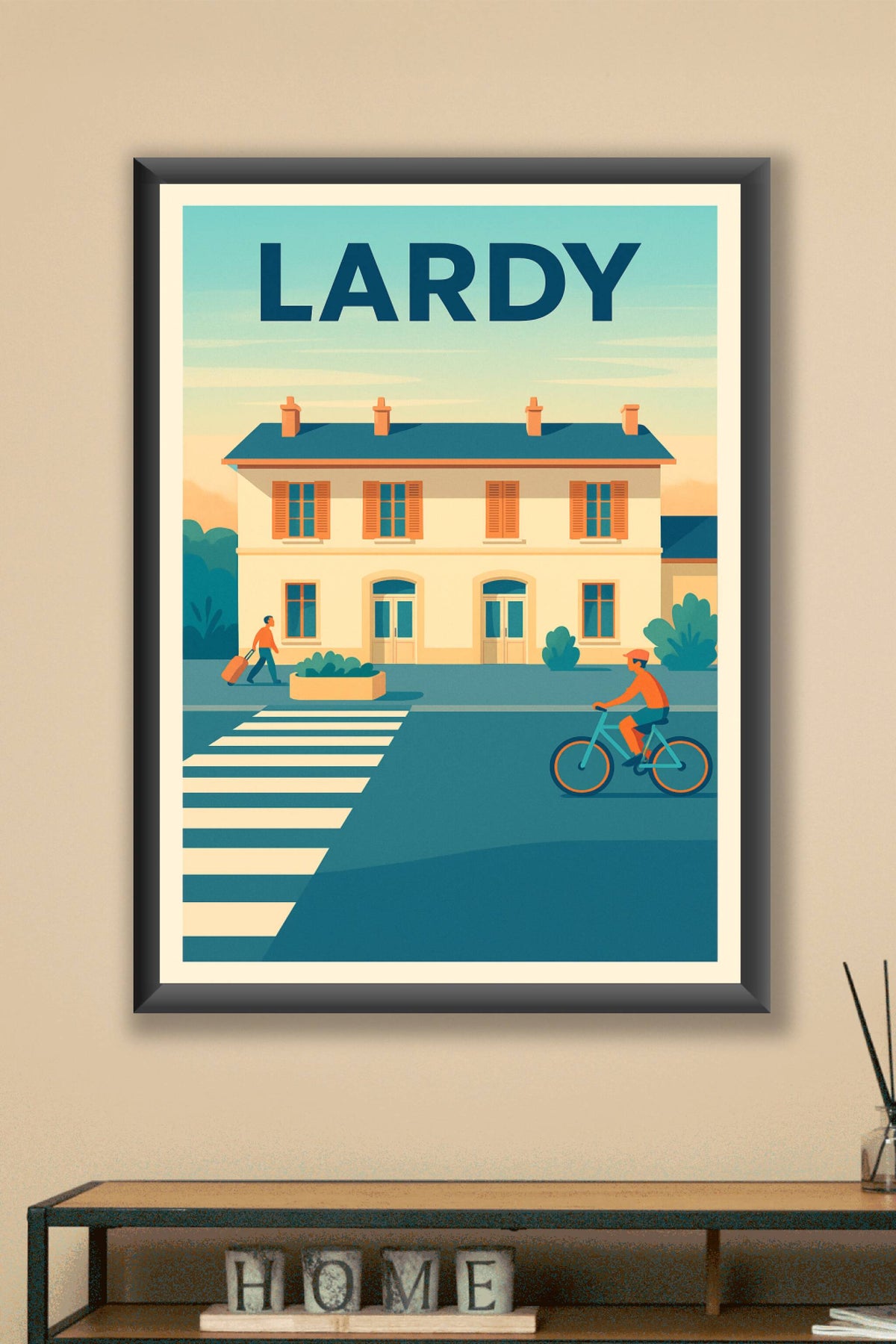 Affiche de Lardy - Charme provincial et douceur de vivre