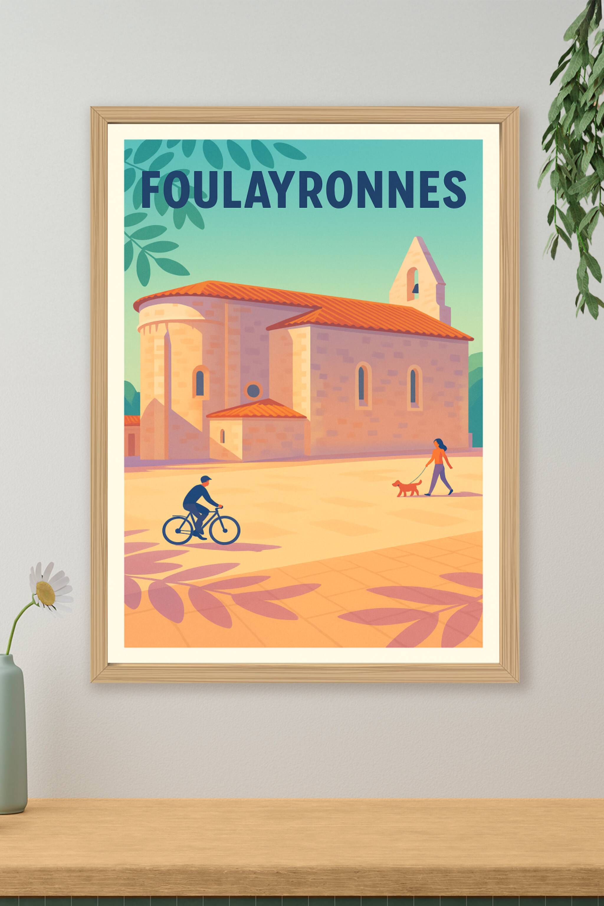 Affiche de Foulayronnes - Charme et douceur de vie en Nouvelle-Aquitaine