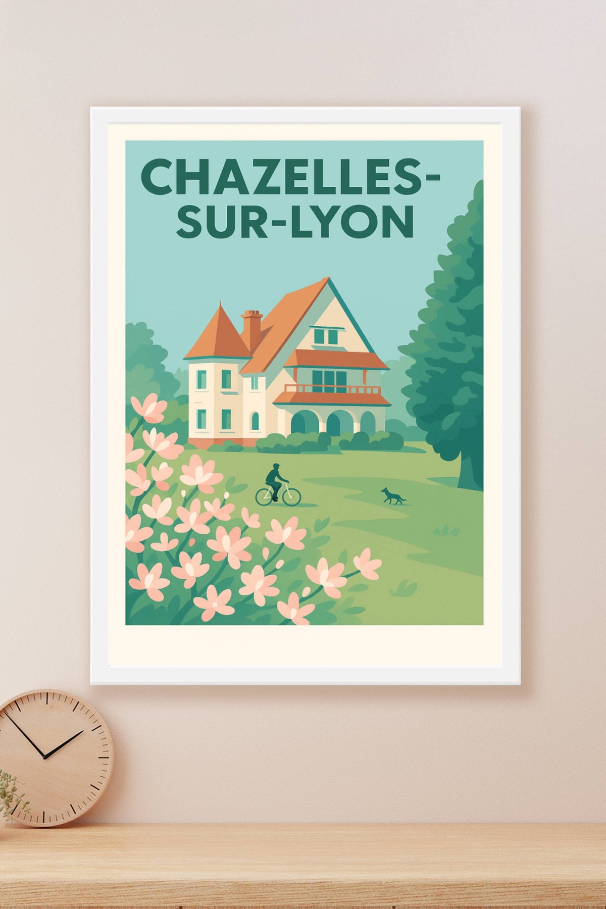 Affiche de Chazelles-sur-Lyon - Charme bucolique et sérénité au cœur de la nature