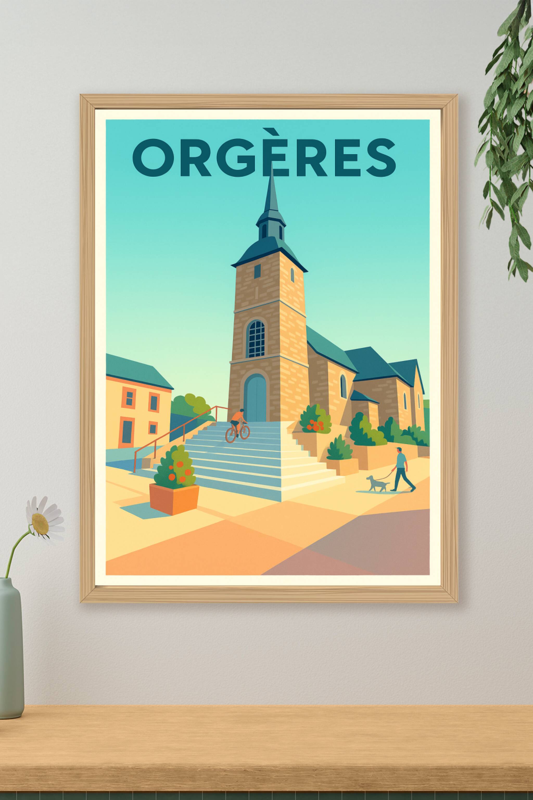 Affiche de Orgères - Charme paisible au cœur du village