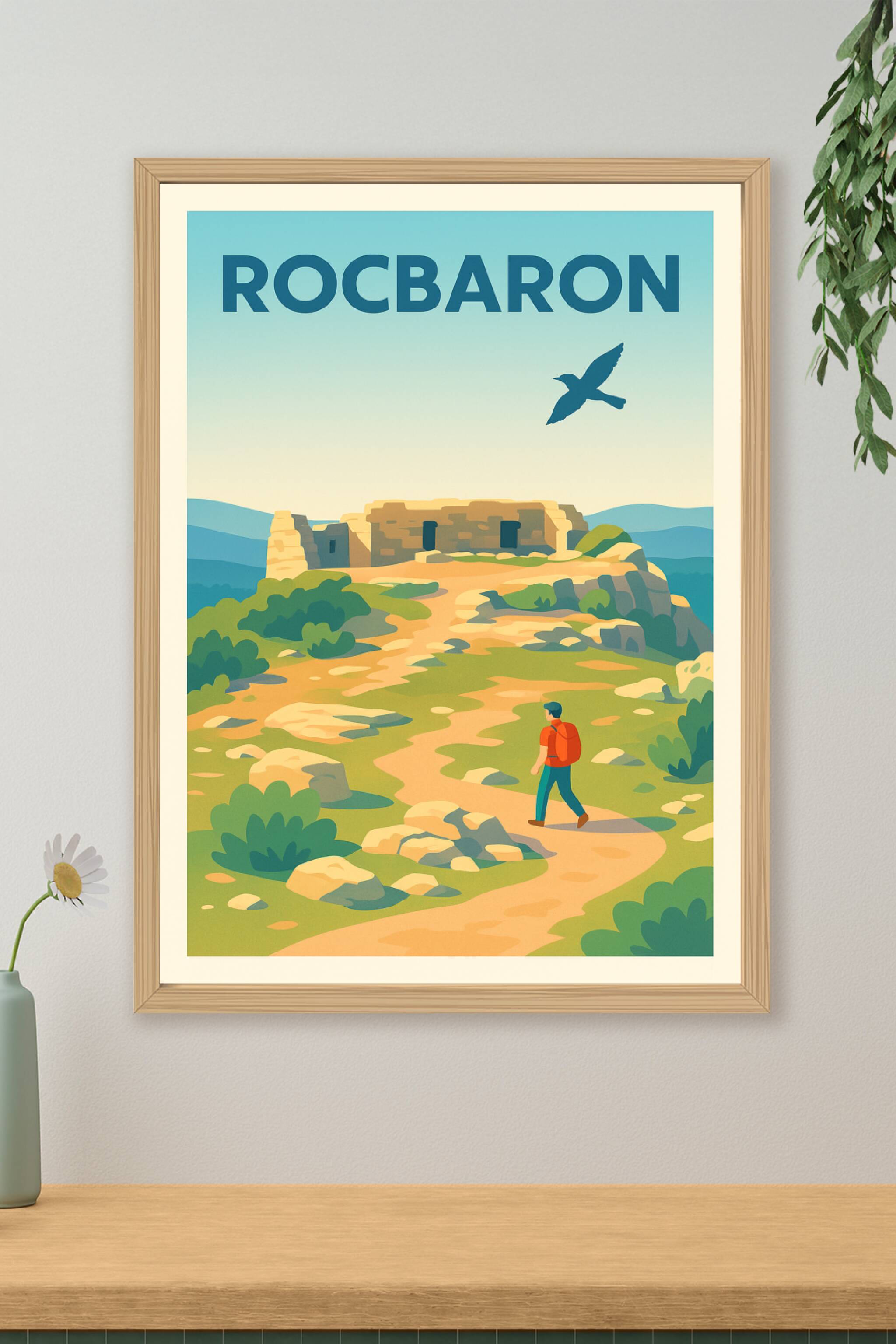 Affiche de Rocbaron - Aventure et patrimoine au sommet