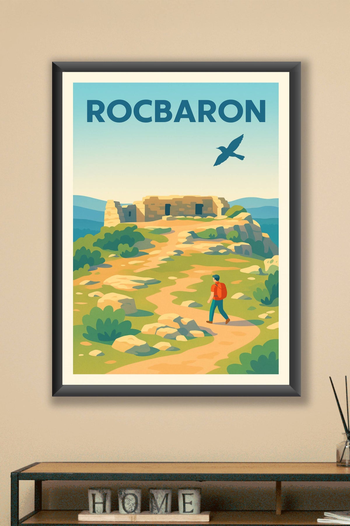 Affiche de Rocbaron - Aventure et patrimoine au sommet