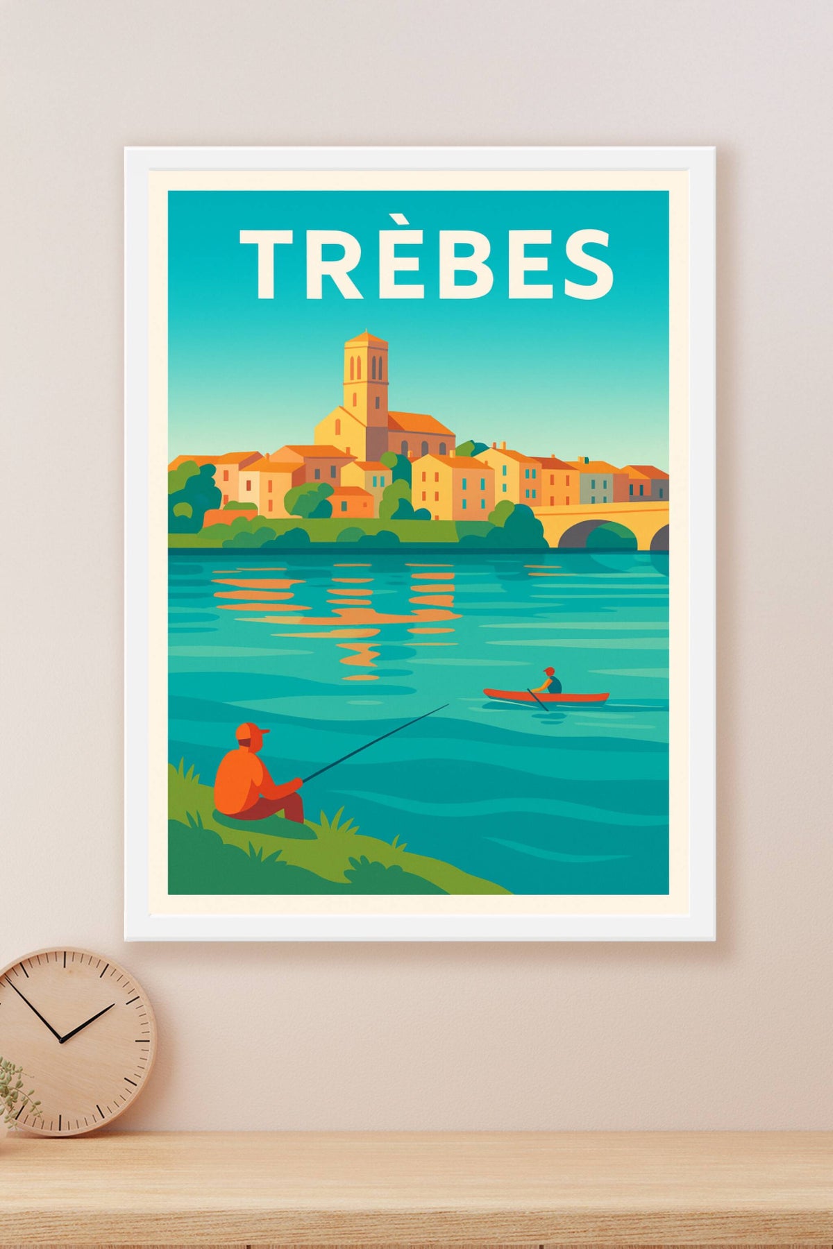 Affiche de Trèbes - Sérénité au bord de l'eau